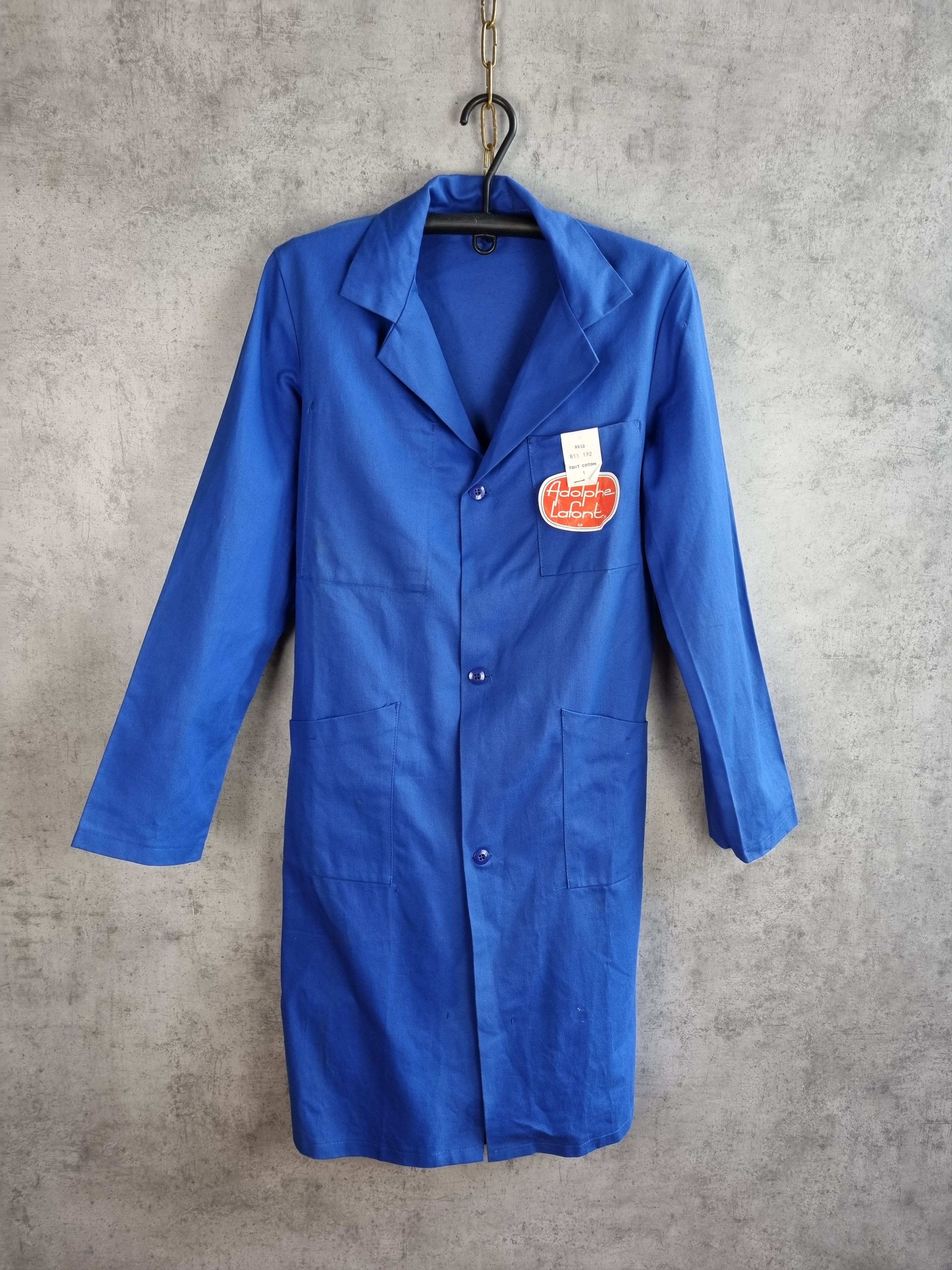 Le Laboureur × Vintage Rare 90s Adolph Lafont Worker Robe Size US M / EU 48-50 / 2 - 4 Thumbnail