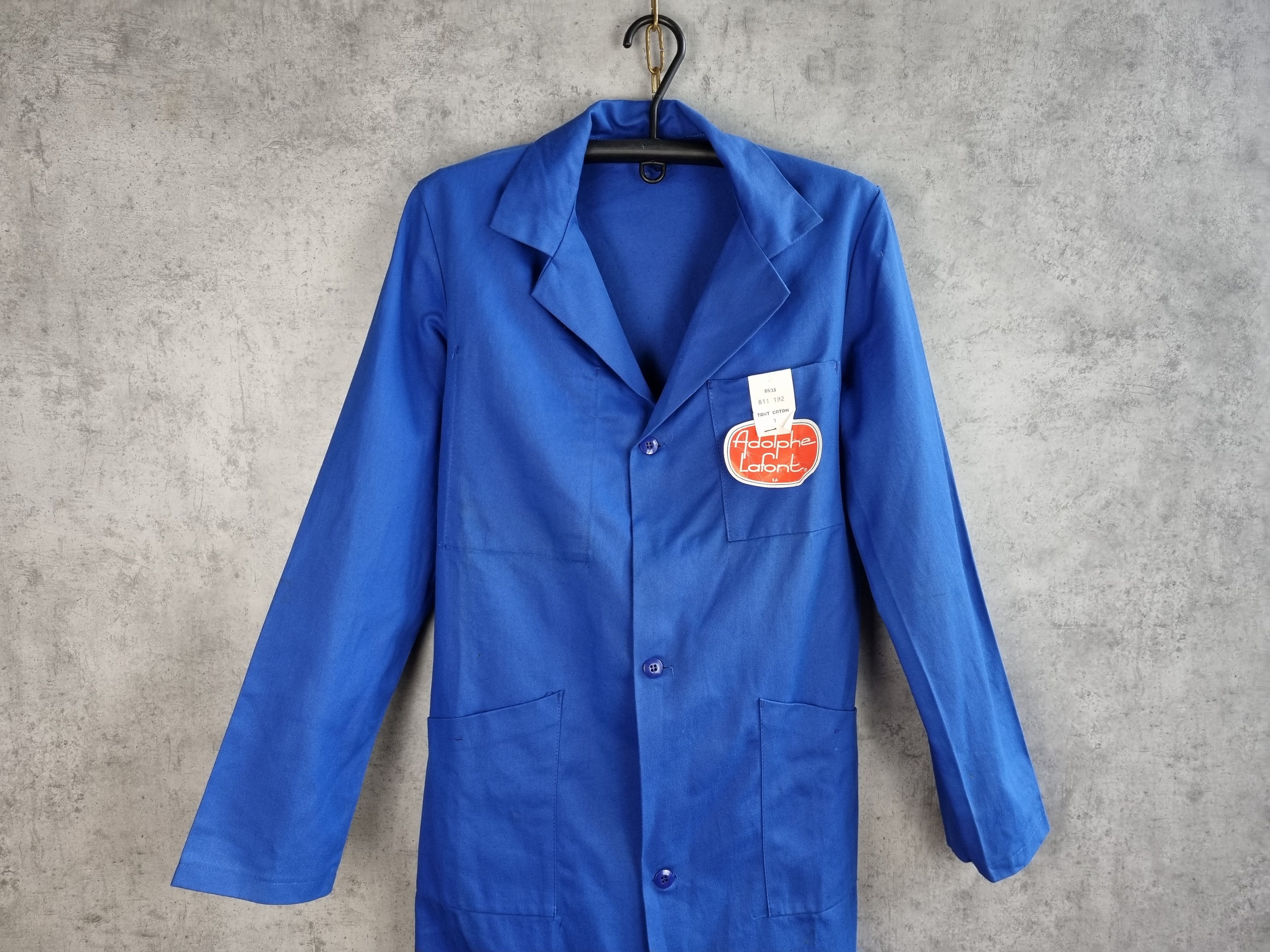 Le Laboureur × Vintage Rare 90s Adolph Lafont Worker Robe Size US M / EU 48-50 / 2 - 3 Thumbnail