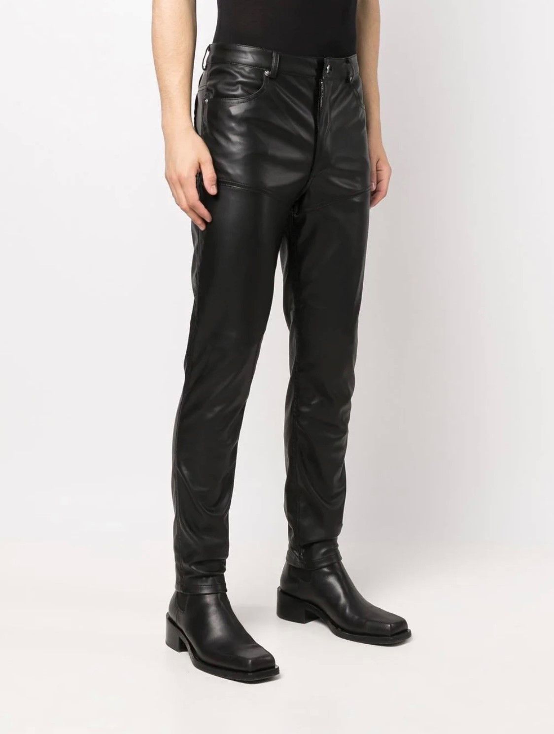 Eckhaus Latta Eckhaus Latta Faux-leather Trousers Size US 33 - 2 Thumbnail