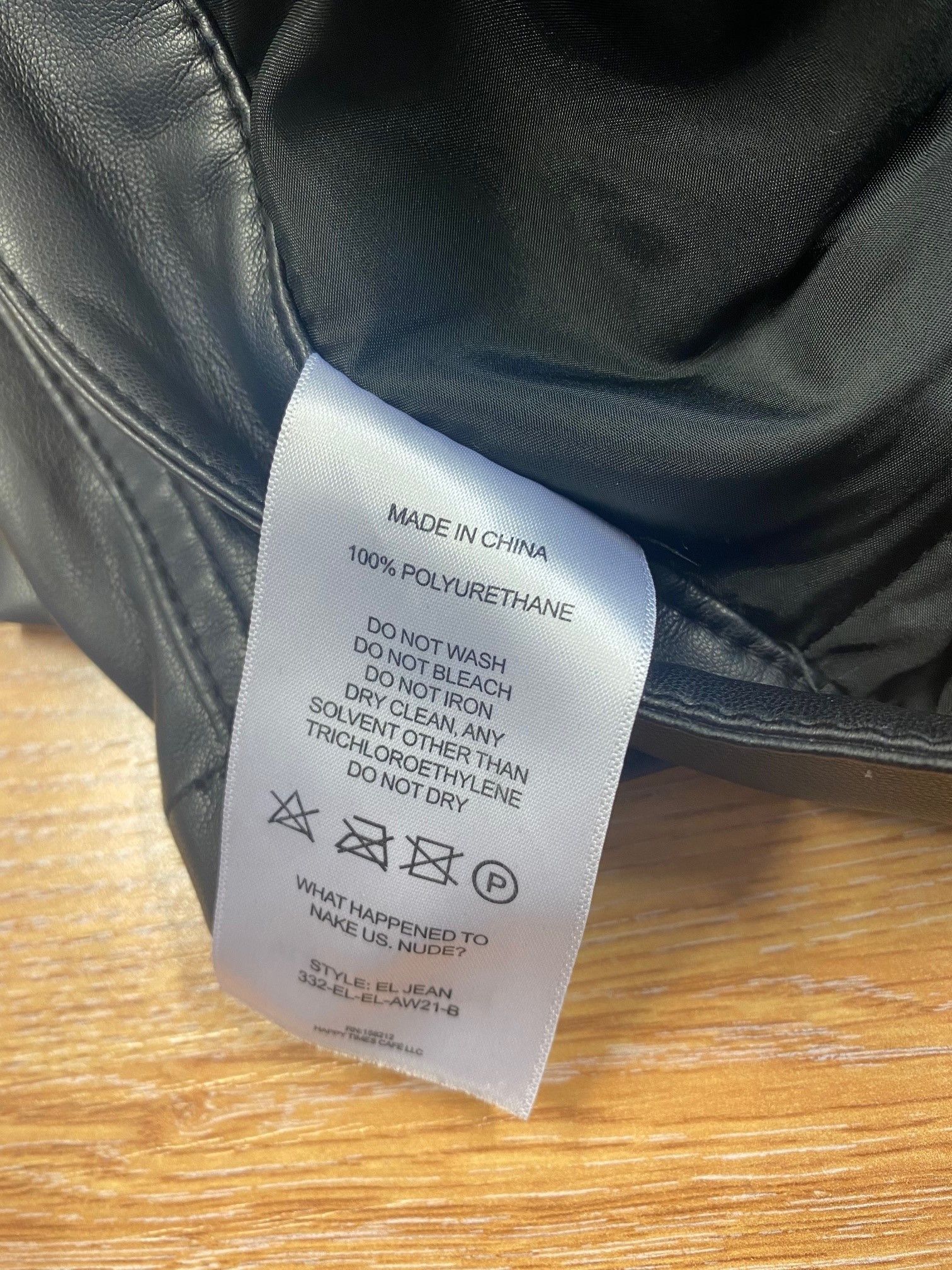 Eckhaus Latta Eckhaus Latta Faux-leather Trousers Size US 33 - 9 Thumbnail