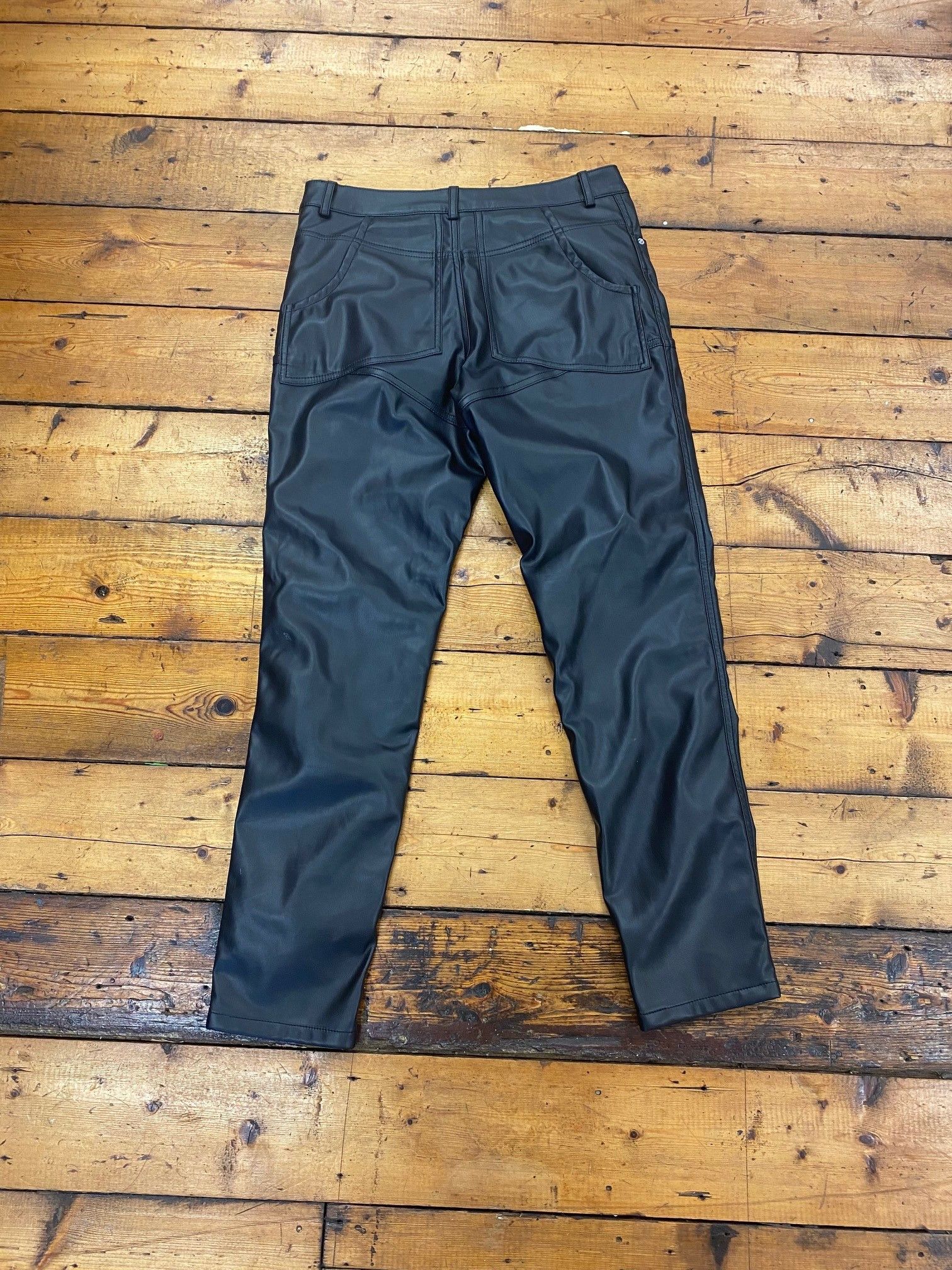 Eckhaus Latta Eckhaus Latta Faux-leather Trousers Size US 33 - 5 Thumbnail