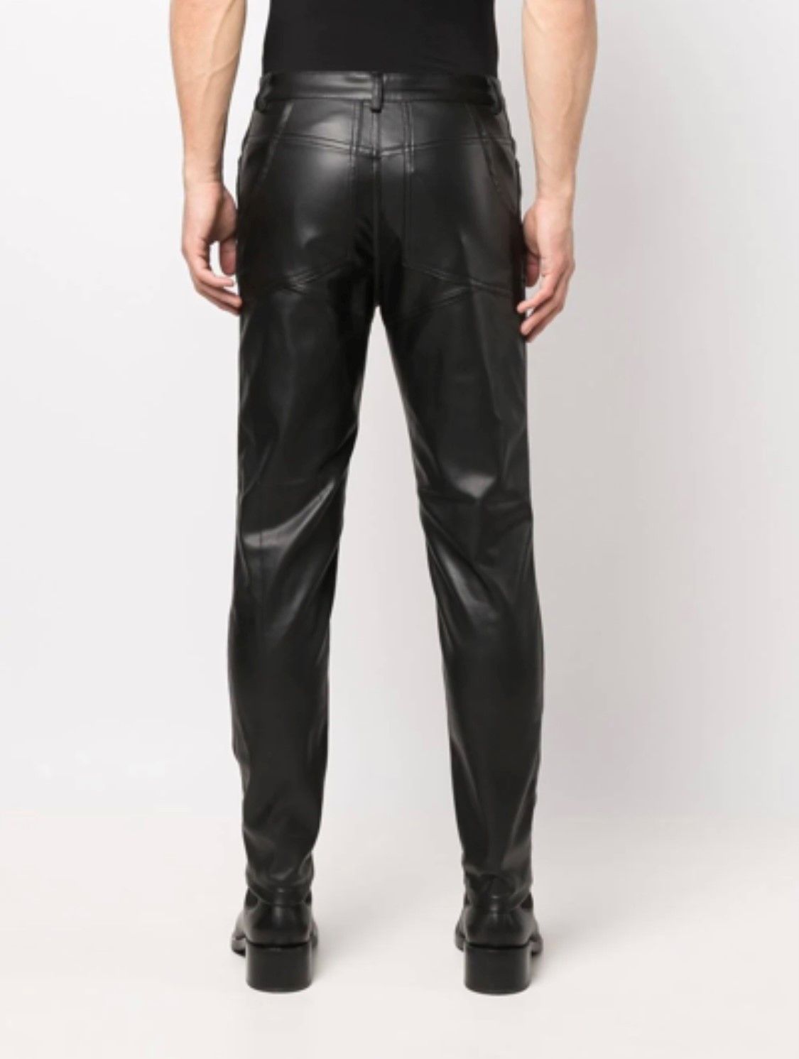 Eckhaus Latta Eckhaus Latta Faux-leather Trousers Size US 33 - 3 Thumbnail
