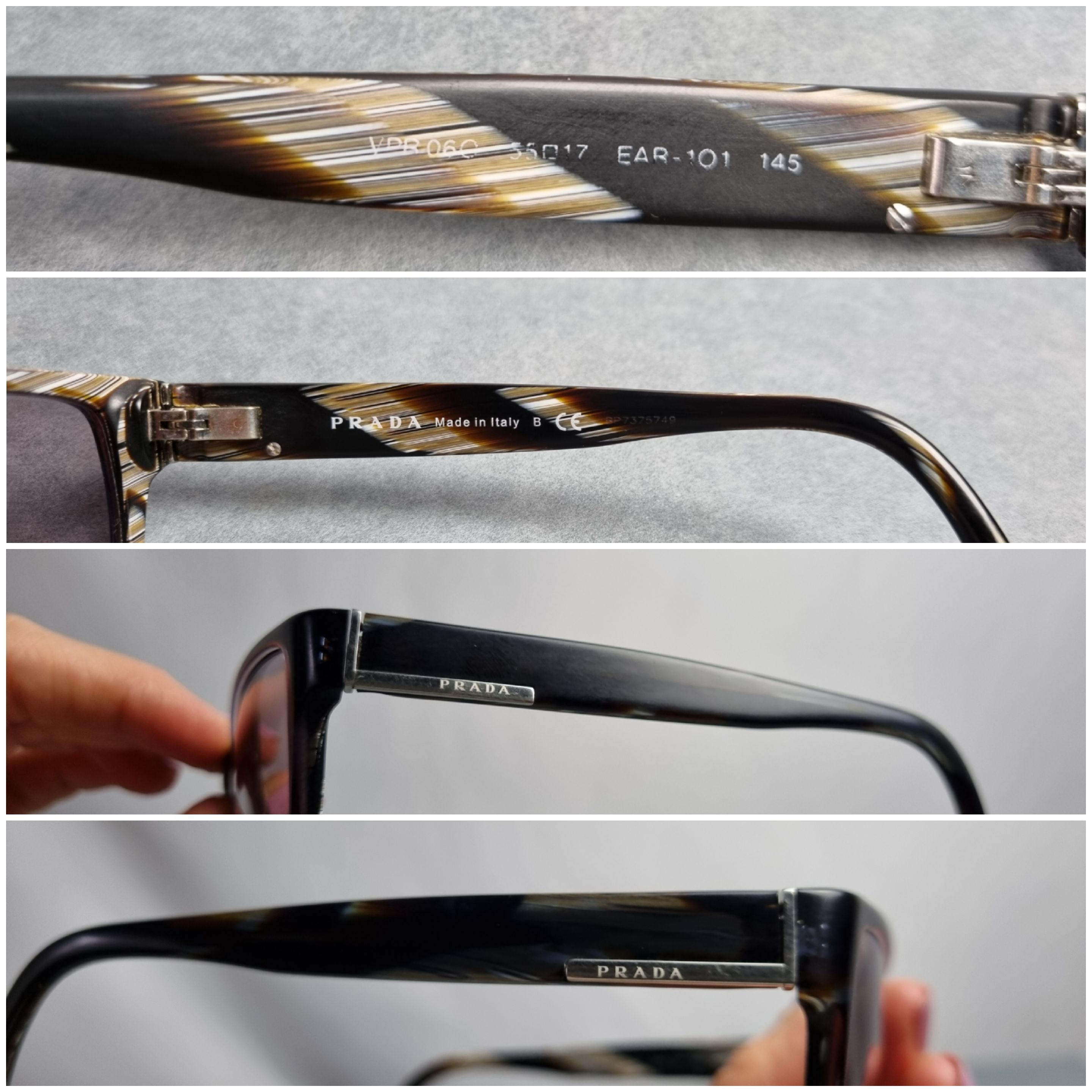 Prada Prada Marble Luxury Sunglasses Size ONE SIZE - 13 Thumbnail