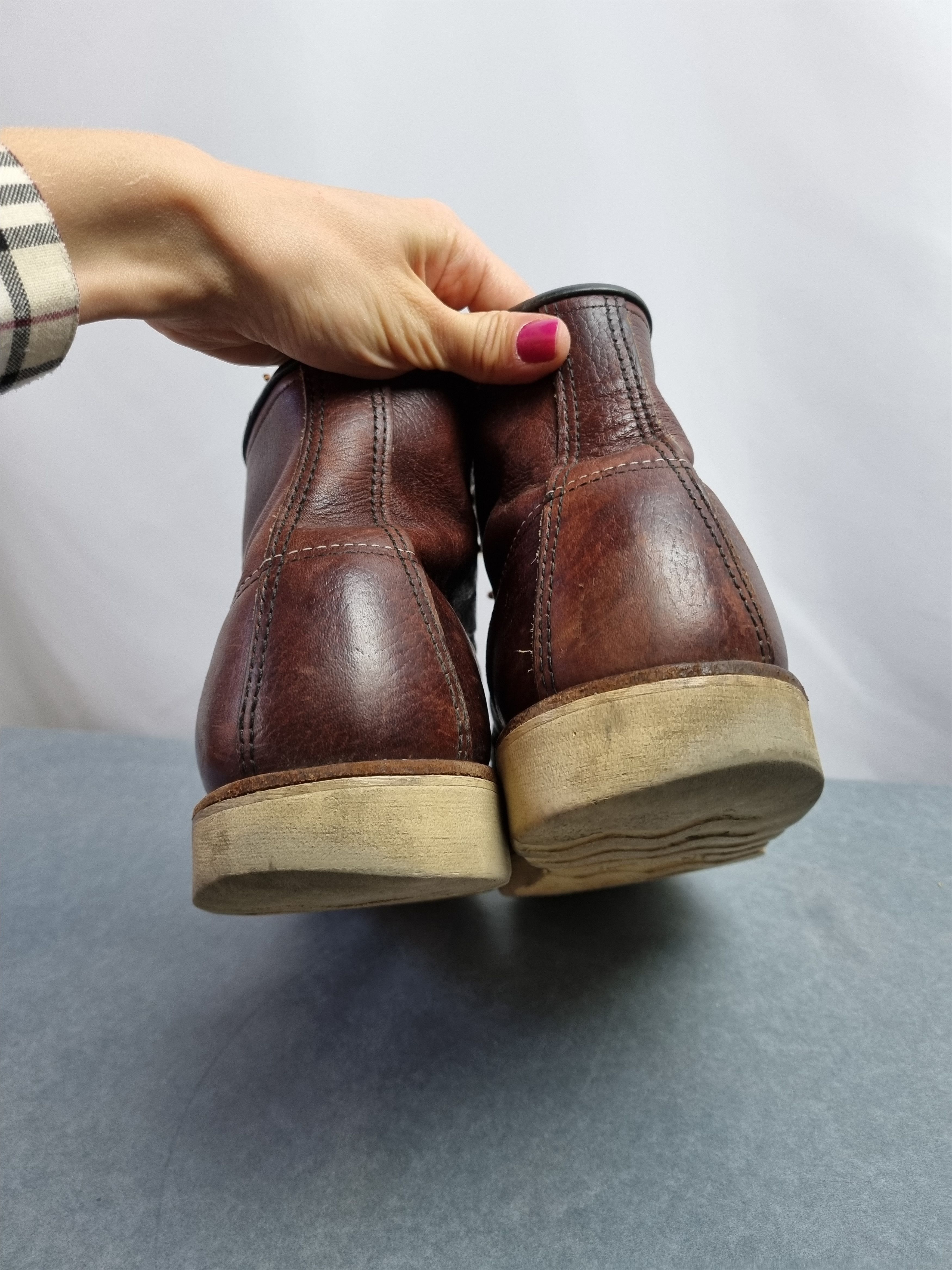 Japanese Brand × Red Wing × Vintage Red Wings Heritage Vintage Boots Oro Legacy Moc Toe Size US 11 / EU 44 - 8 Thumbnail