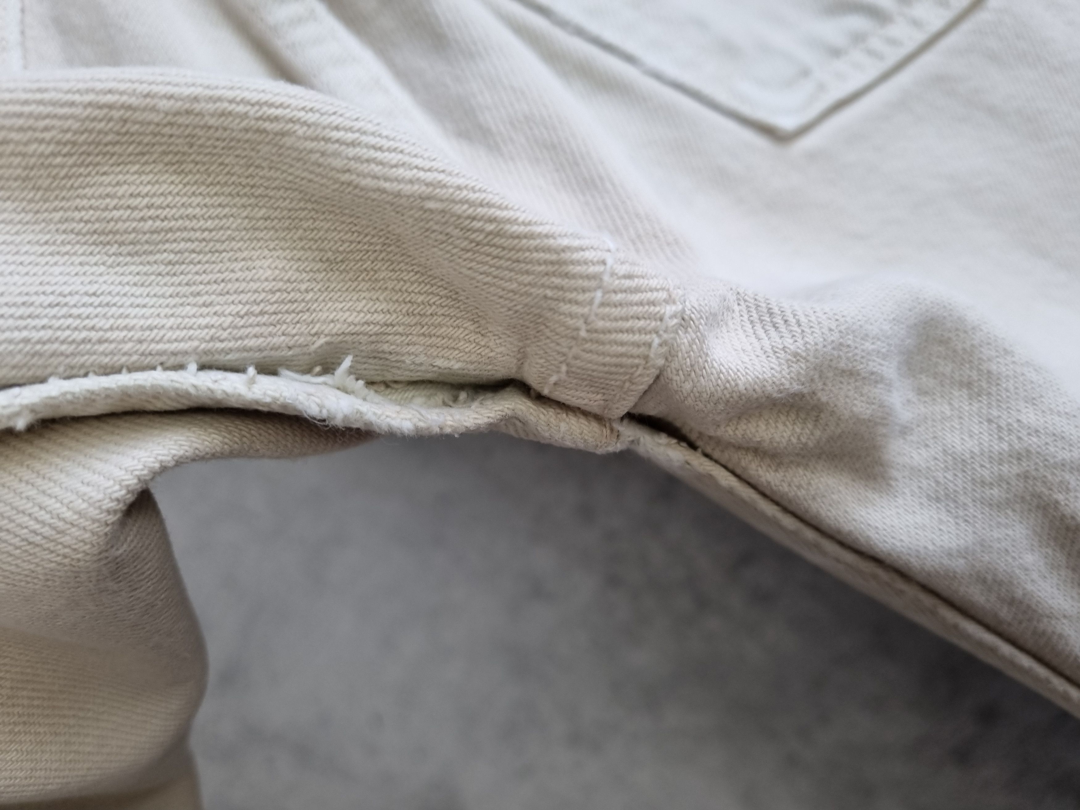 Levi's × Levi's Vintage Clothing × Vintage 90s Levis 501 Red Tab Beige Jean Size US 31 - 14 Thumbnail