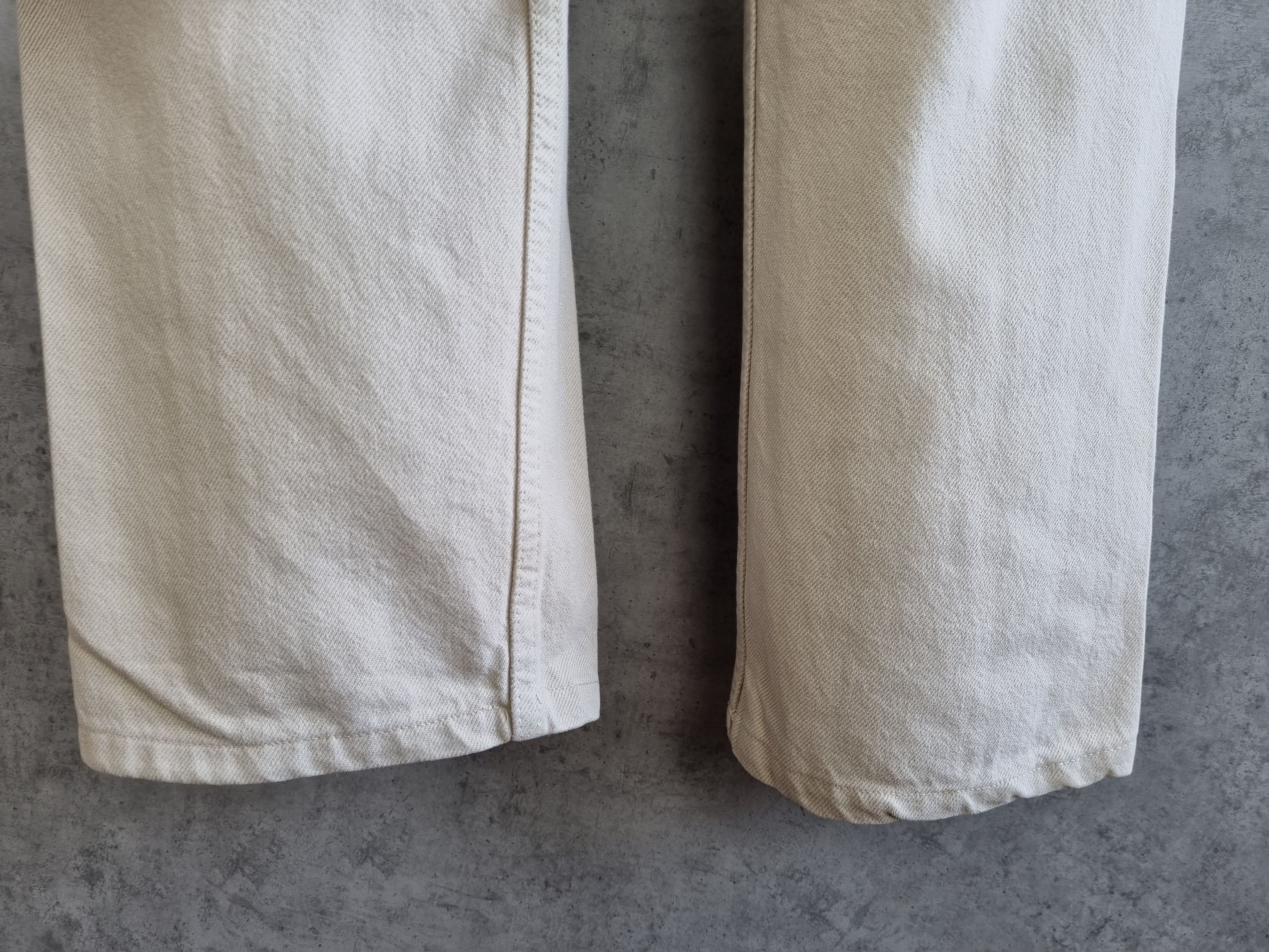 Levi's × Levi's Vintage Clothing × Vintage 90s Levis 501 Red Tab Beige Jean Size US 31 - 13 Thumbnail