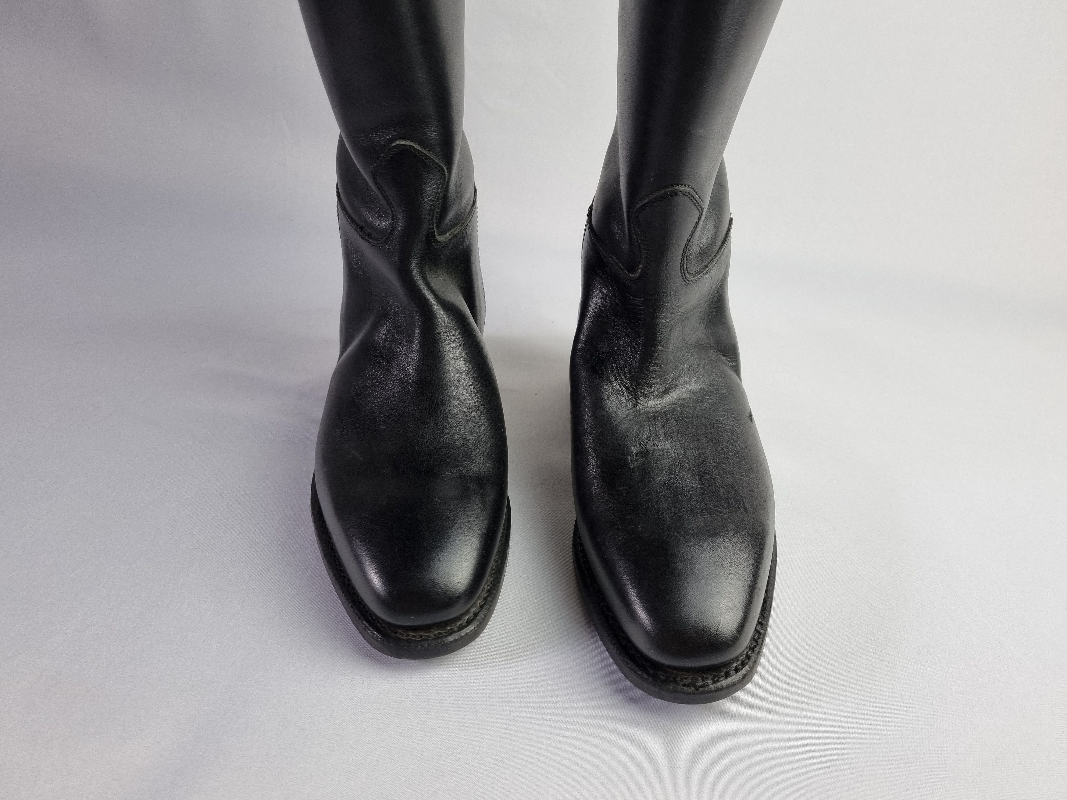 Japanese Brand × Leather × Vintage Petrie Riding Olympic Dressage Boots Size US 6 / IT 36 - 4 Thumbnail