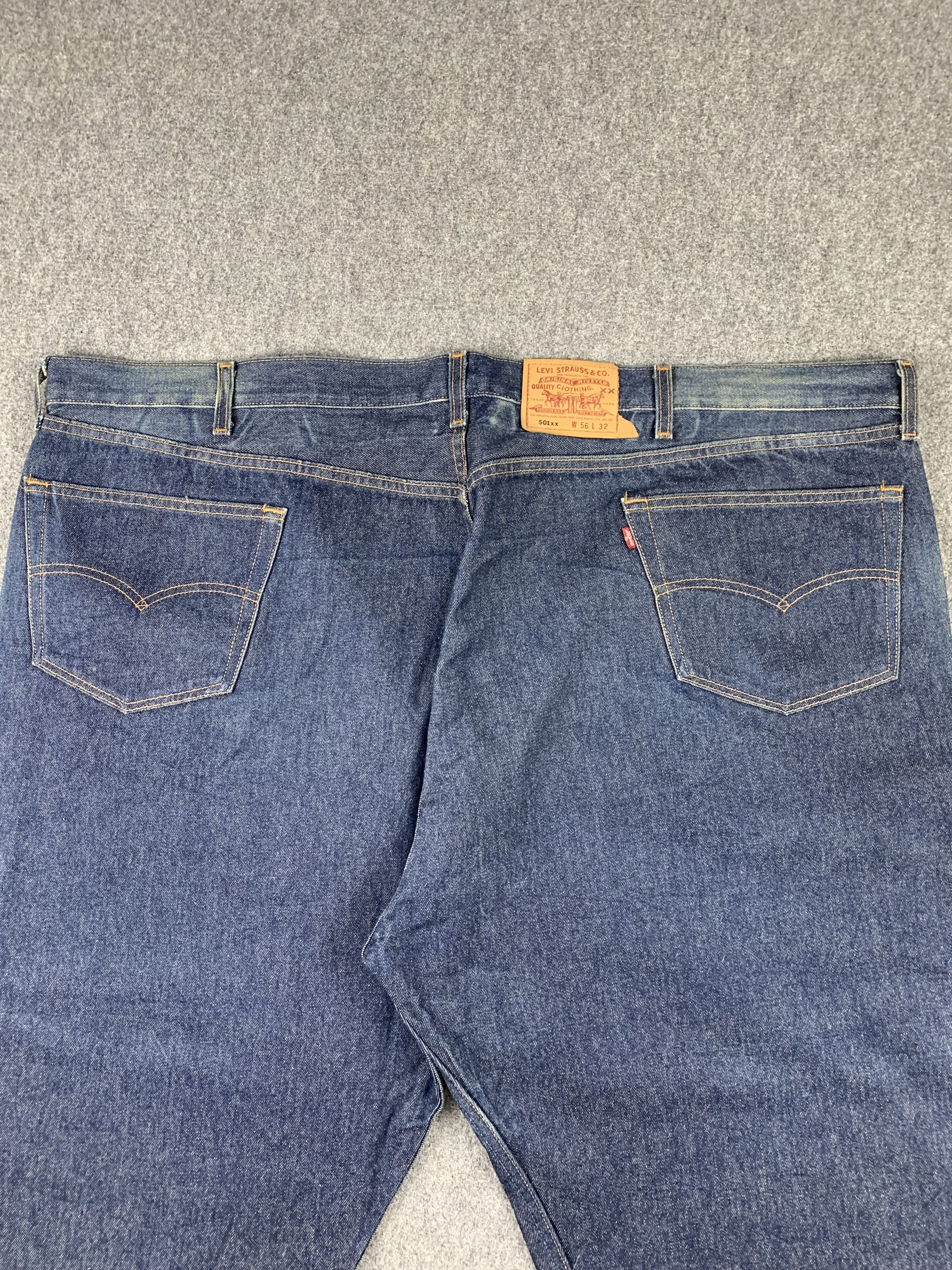 Levi's 90s Vintage Deadstock Levis 501xx Like New Blue Jeans Size US 44 / EU 60 - 4 Thumbnail