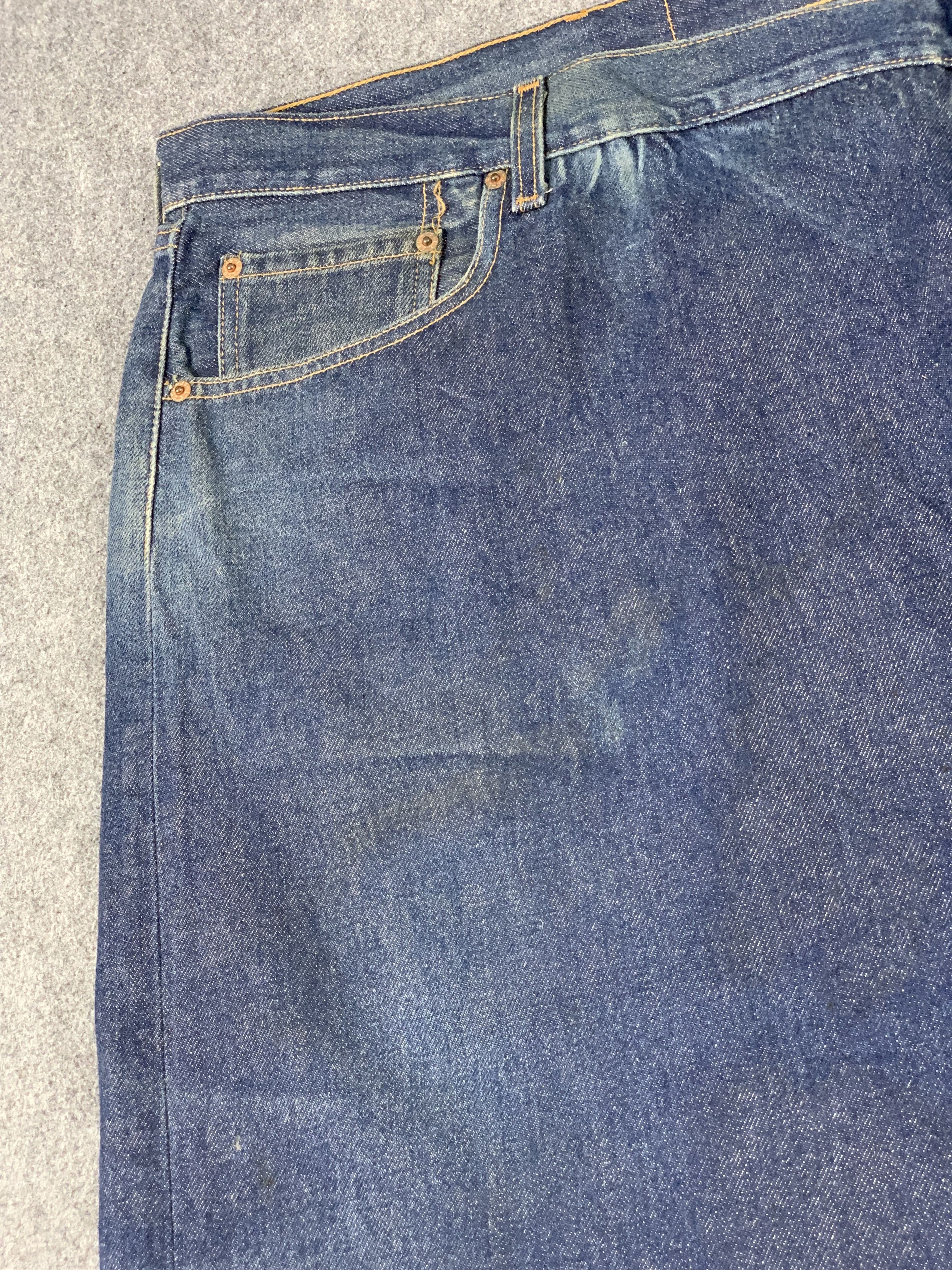 Levi's 90s Vintage Deadstock Levis 501xx Like New Blue Jeans Size US 44 / EU 60 - 7 Thumbnail