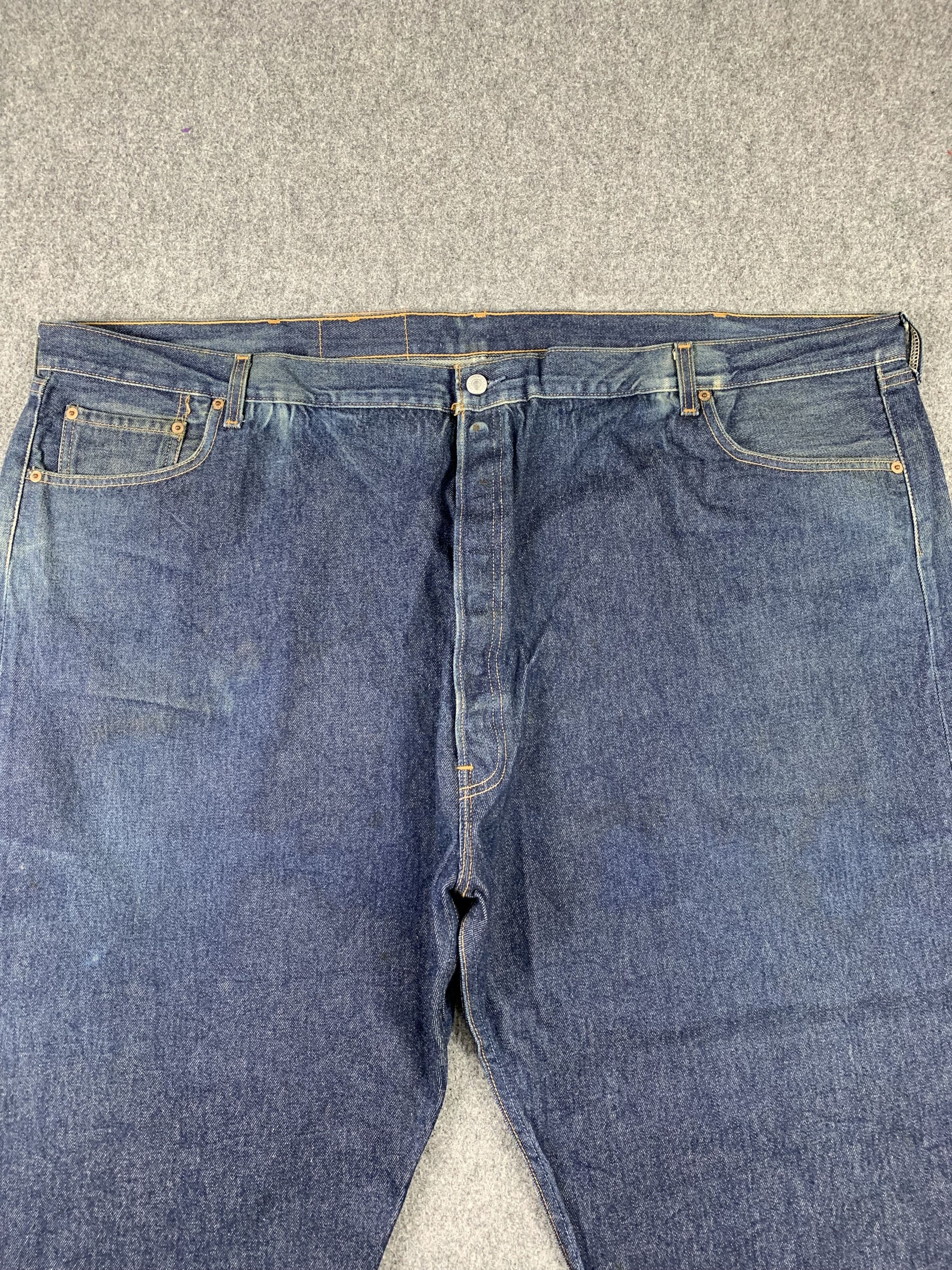 Levi's 90s Vintage Deadstock Levis 501xx Like New Blue Jeans Size US 44 / EU 60 - 2 Thumbnail