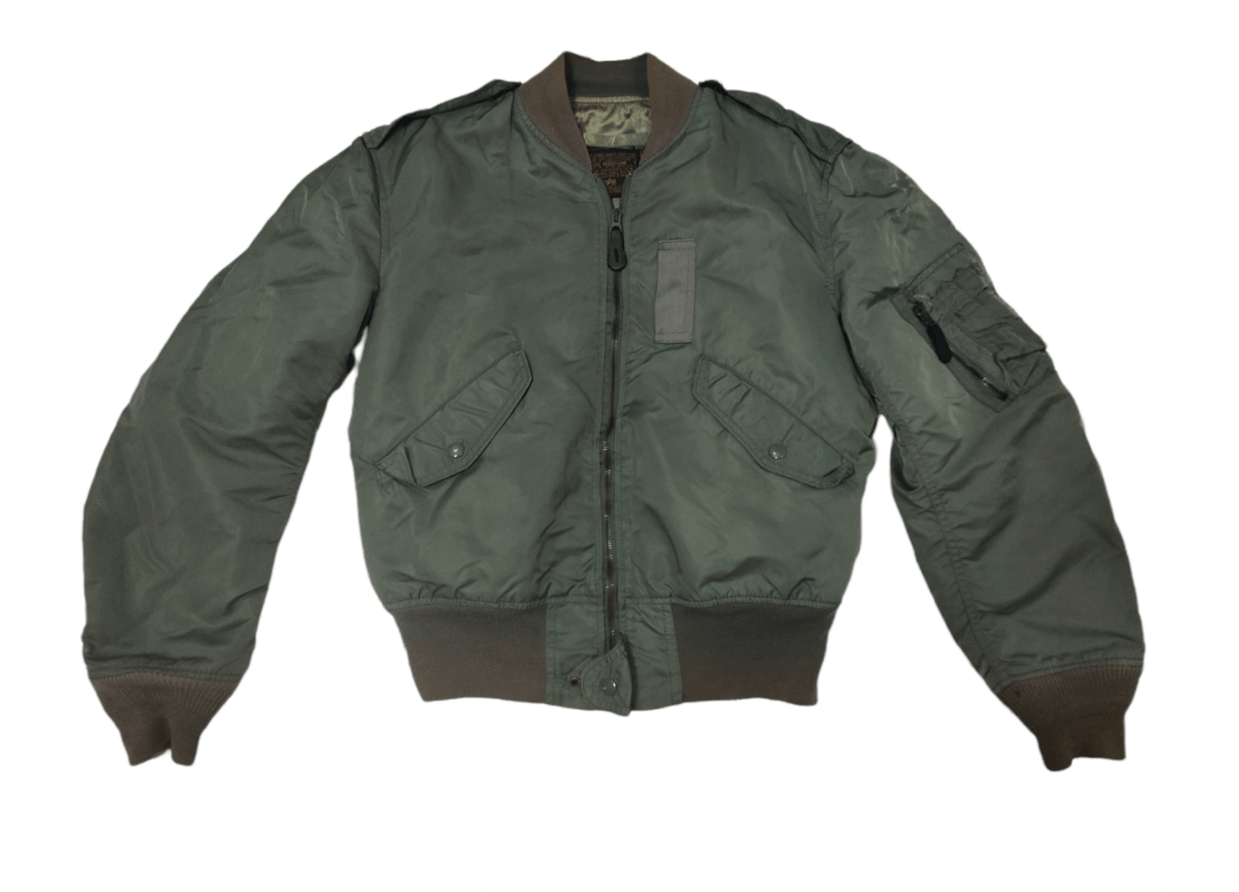 Alpha Industries × Vintage VINTAGE ALPHA INDUSTRIES U.S AIR FORCE FLIGHT JACKET A106 Size US M / EU 48-50 / 2 - 1 Thumbnail