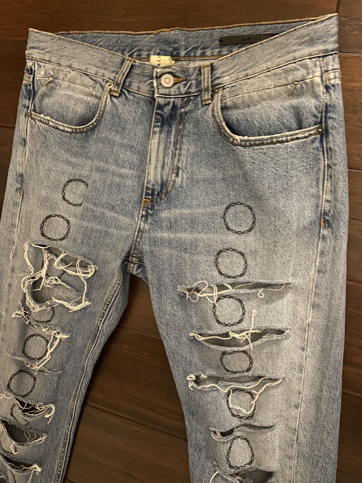 1017 ALYX 9SM 1017 ALYX THORN SLASH DENIM Size US 32 / EU 48 - 5 Thumbnail
