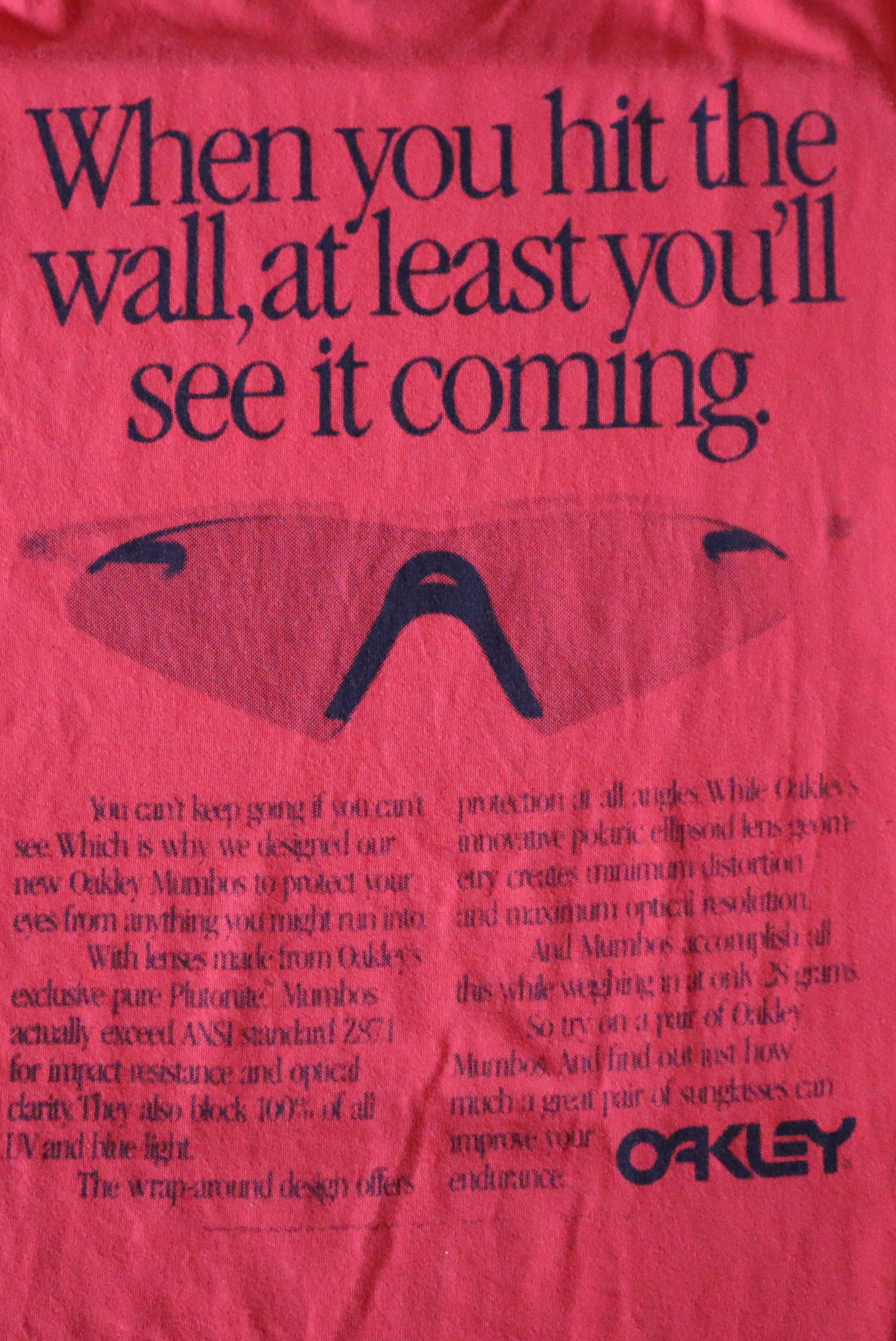 Oakley Oakley Retro T-Shirt Red Size US L / EU 52-54 / 3 - 3 Thumbnail
