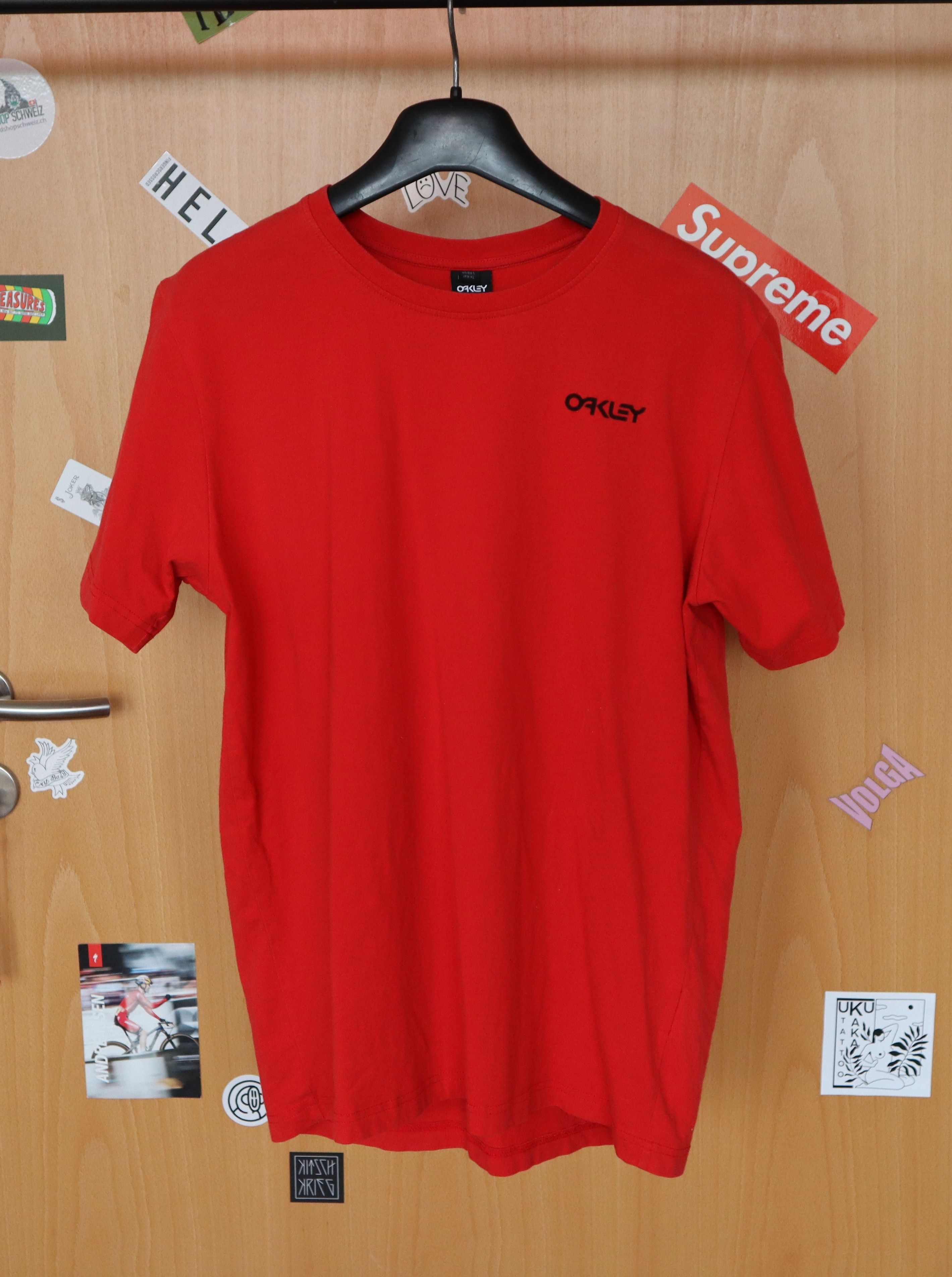 Oakley Oakley Retro T-Shirt Red Size US L / EU 52-54 / 3 - 2 Thumbnail