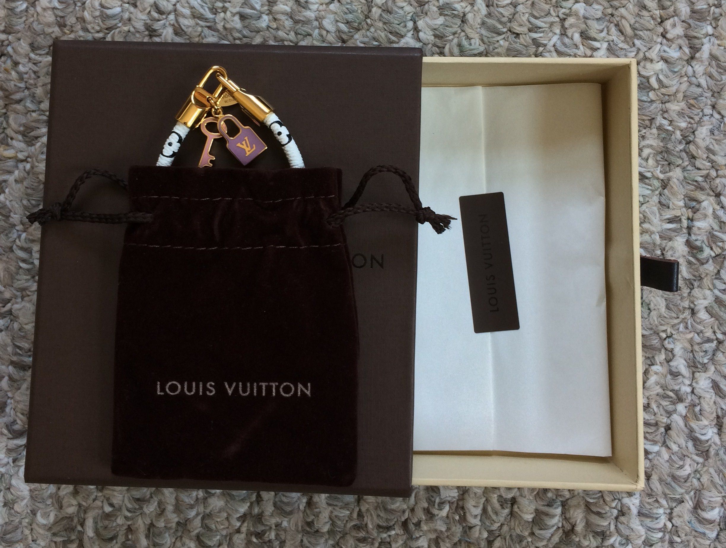 Louis Vuitton × Takashi Murakami S/S 2003 Louis Vuitton x Murakami Monogram Luck It Bracelet Size ONE SIZE - 6 Thumbnail