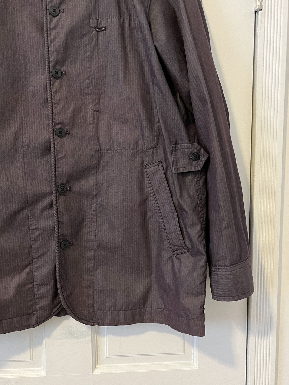 Final Home Garment Dyed Purple/Warm Grey Light Mac Coat Size US M / EU 48-50 / 2 - 4 Thumbnail