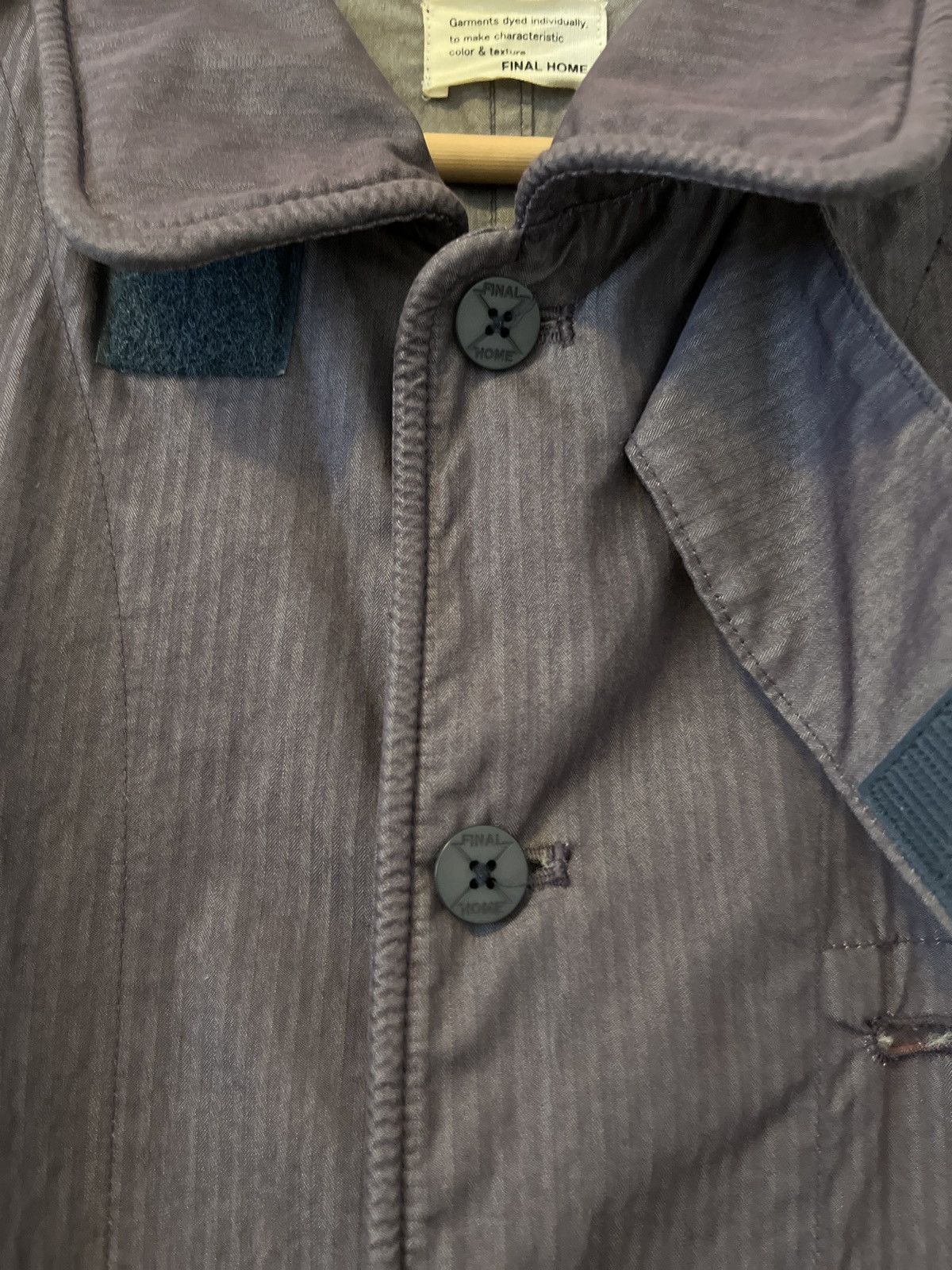 Final Home Garment Dyed Purple/Warm Grey Light Mac Coat Size US M / EU 48-50 / 2 - 8 Thumbnail