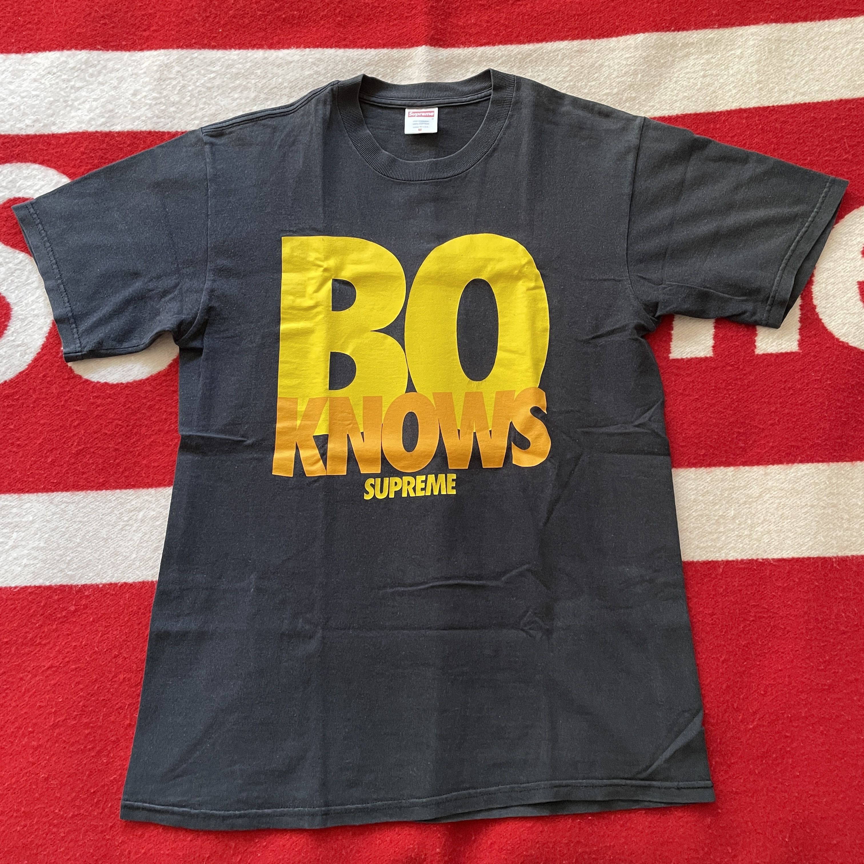 Supreme Supreme - BO KNOWS Tee Shirt 2001 Black Medium Size US M / EU 48-50 / 2 - 1 Thumbnail