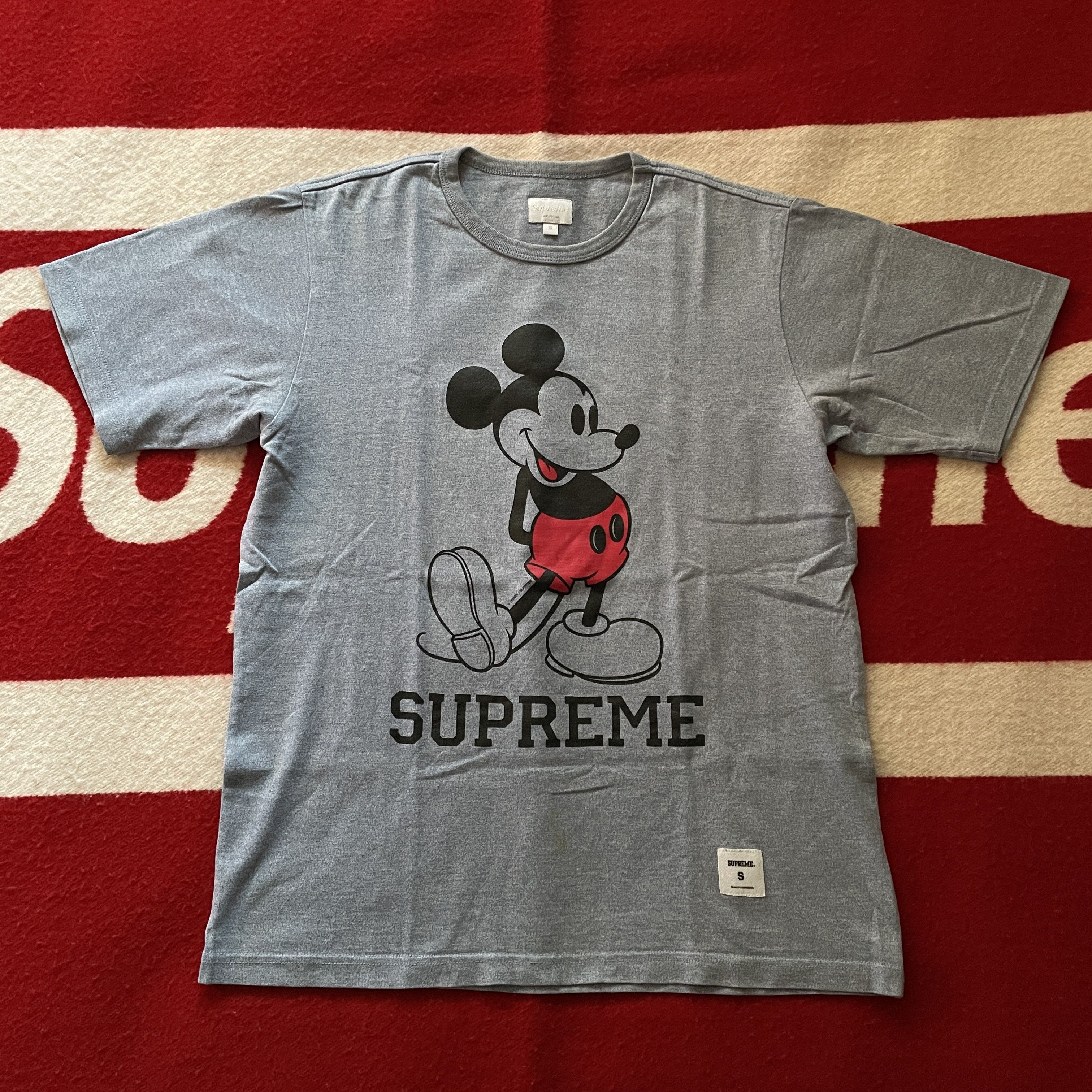 Supreme Supreme x Disney - Mickey Mouse Raglan Tee Shirt 2009 FW09