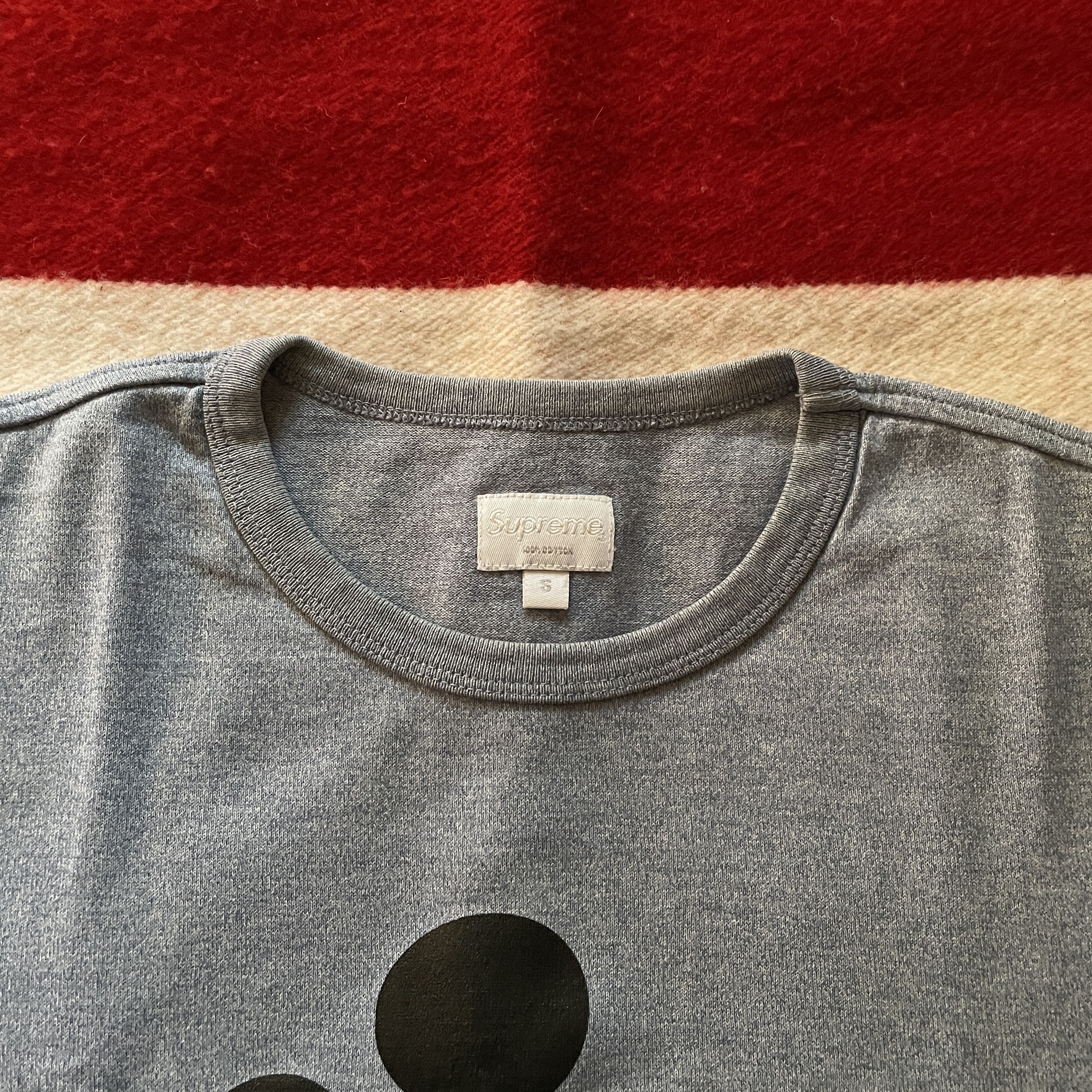 Disney × Supreme Supreme x Disney - Mickey Mouse Raglan Tee Shirt 2009 FW09 Size US S / EU 44-46 / 1 - 8 Thumbnail