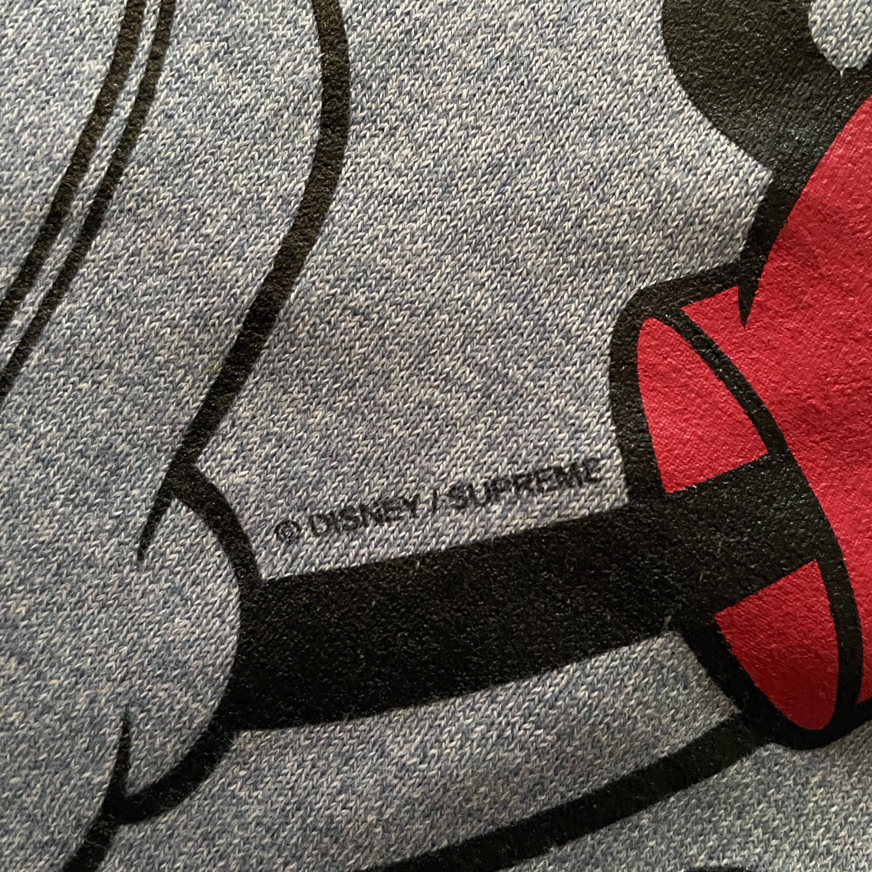 Disney × Supreme Supreme x Disney - Mickey Mouse Raglan Tee Shirt 2009 FW09 Size US S / EU 44-46 / 1 - 3 Thumbnail
