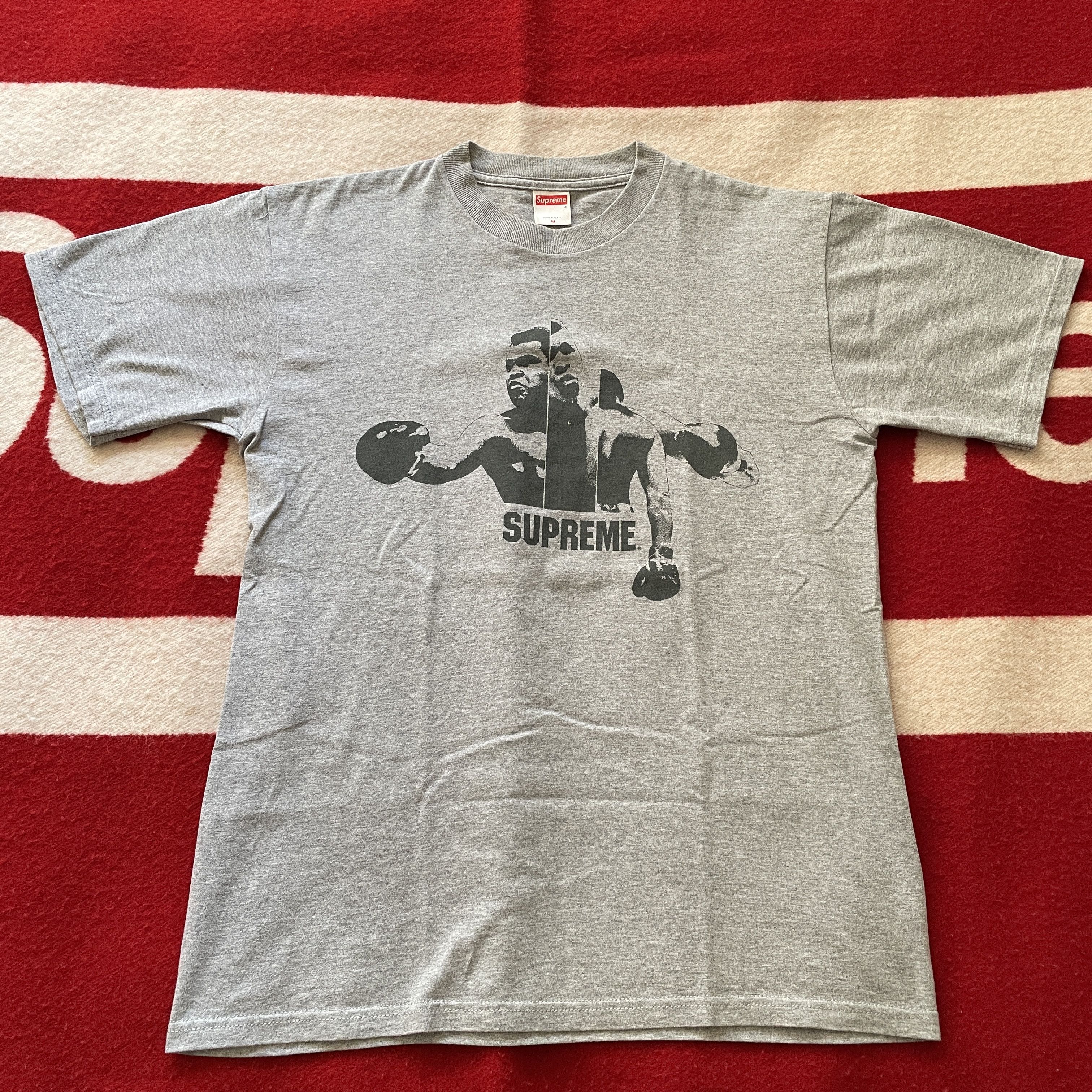 Supreme Muhammad Ali Tee Shirt 1999 Medium Gray