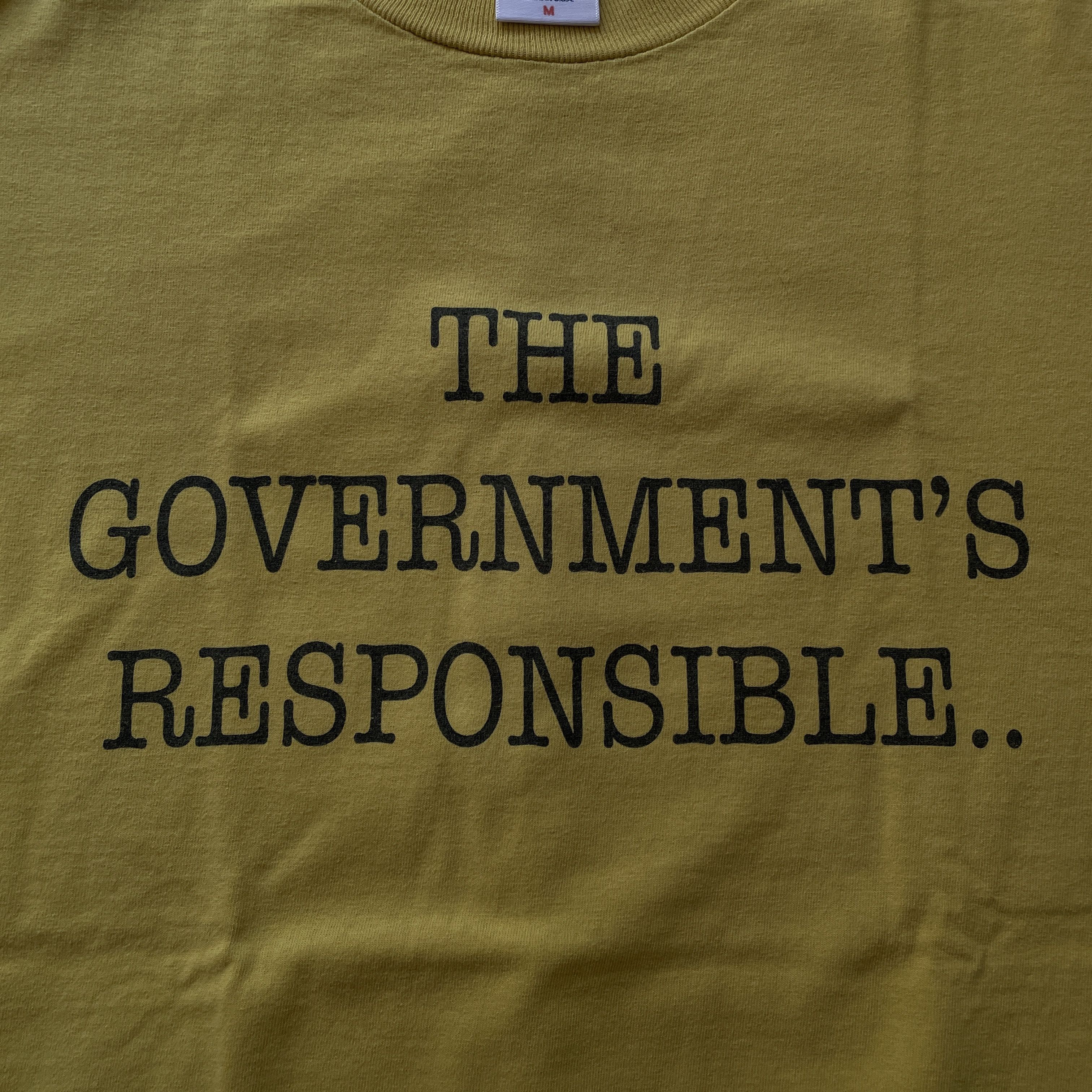 Public Enemy × Supreme Supreme x Public Enemy - THE GOVERNMENT'S RESPONSIBLE Tee 06 Size US M / EU 48-50 / 2 - 2 Thumbnail