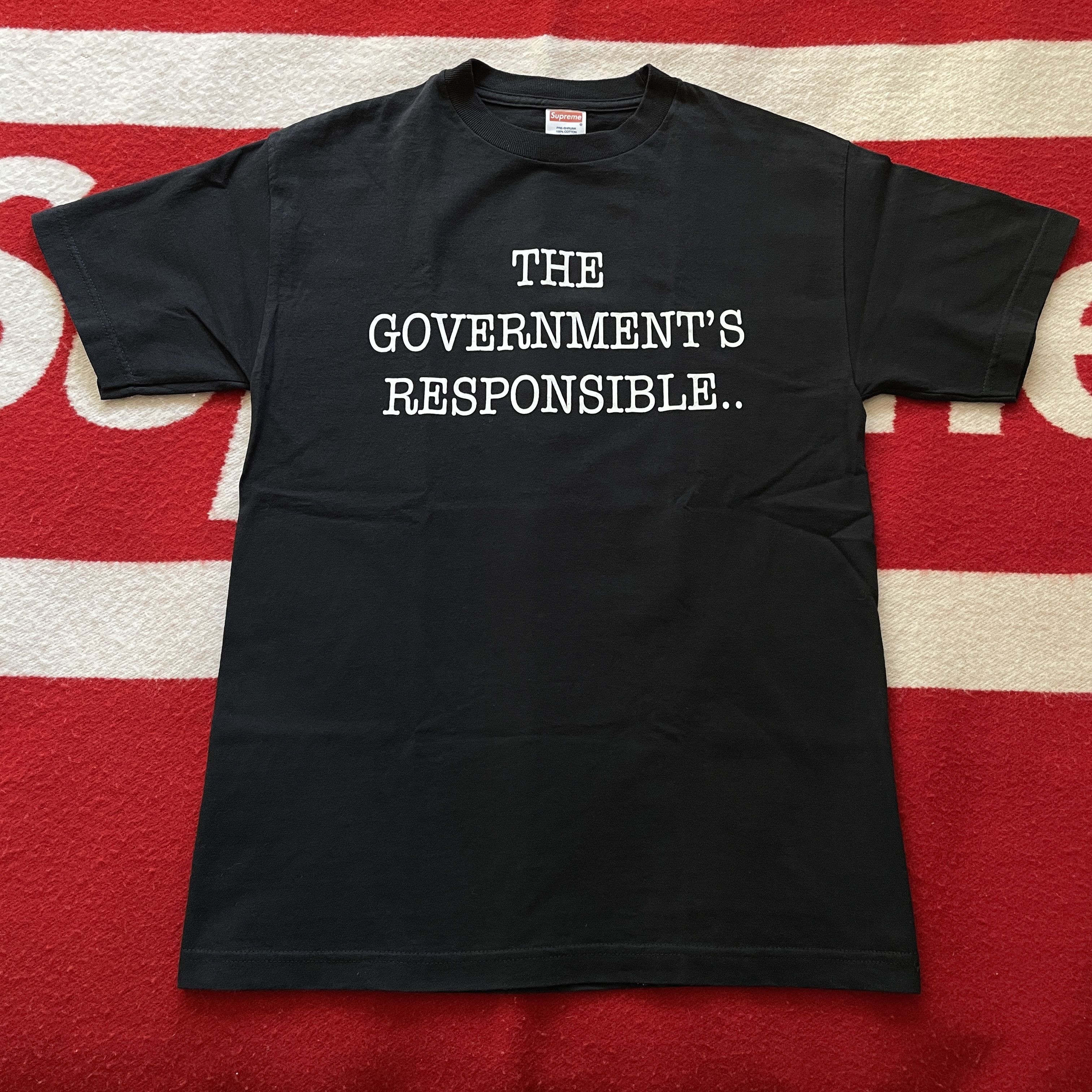 image of Public Enemy - The Government's Responsible Tee 06 in Black, Men's (Size Medium)