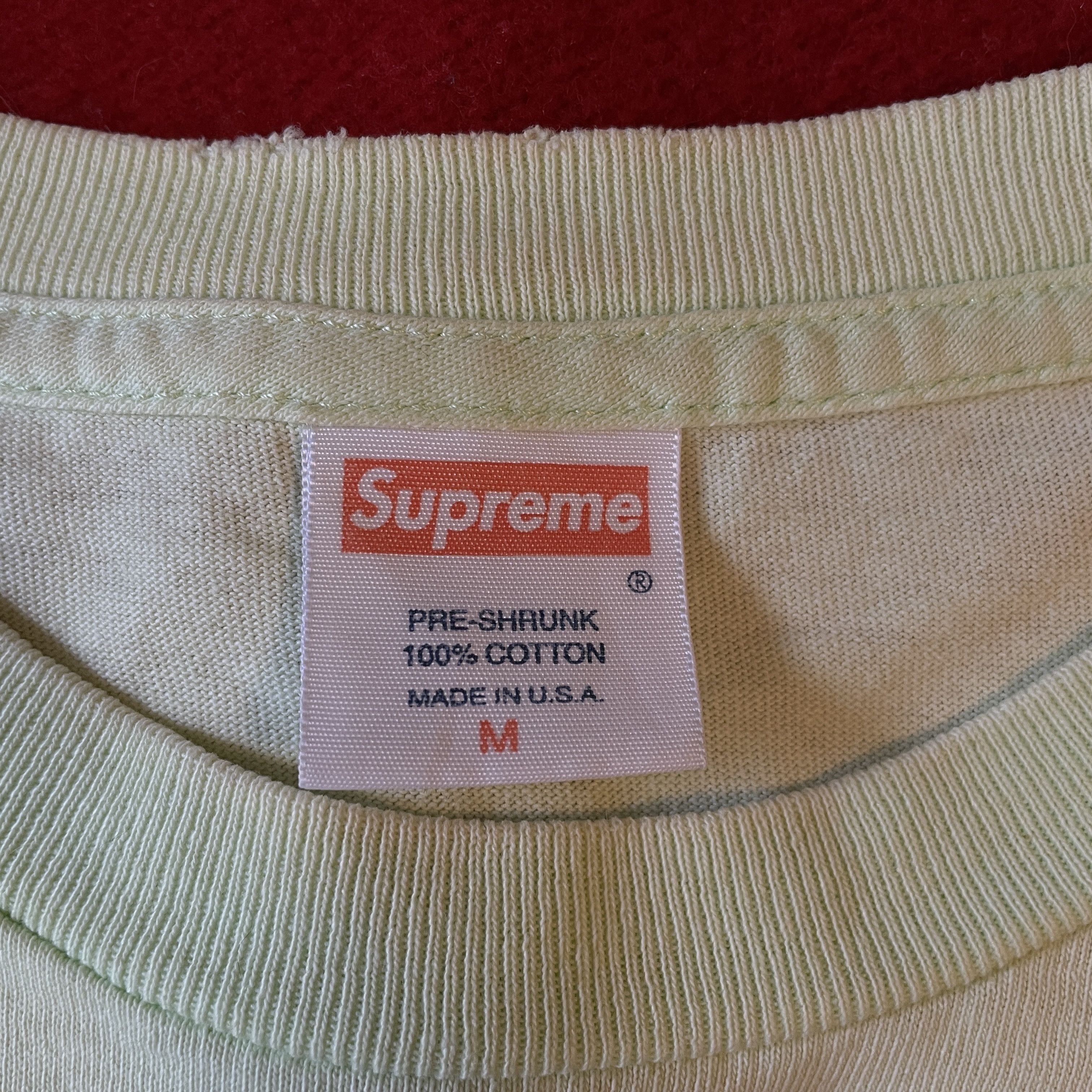 Supreme Supreme - Lime Green Box Logo Tee 2007 S/S07 Light Green Size US M / EU 48-50 / 2 - 11 Thumbnail