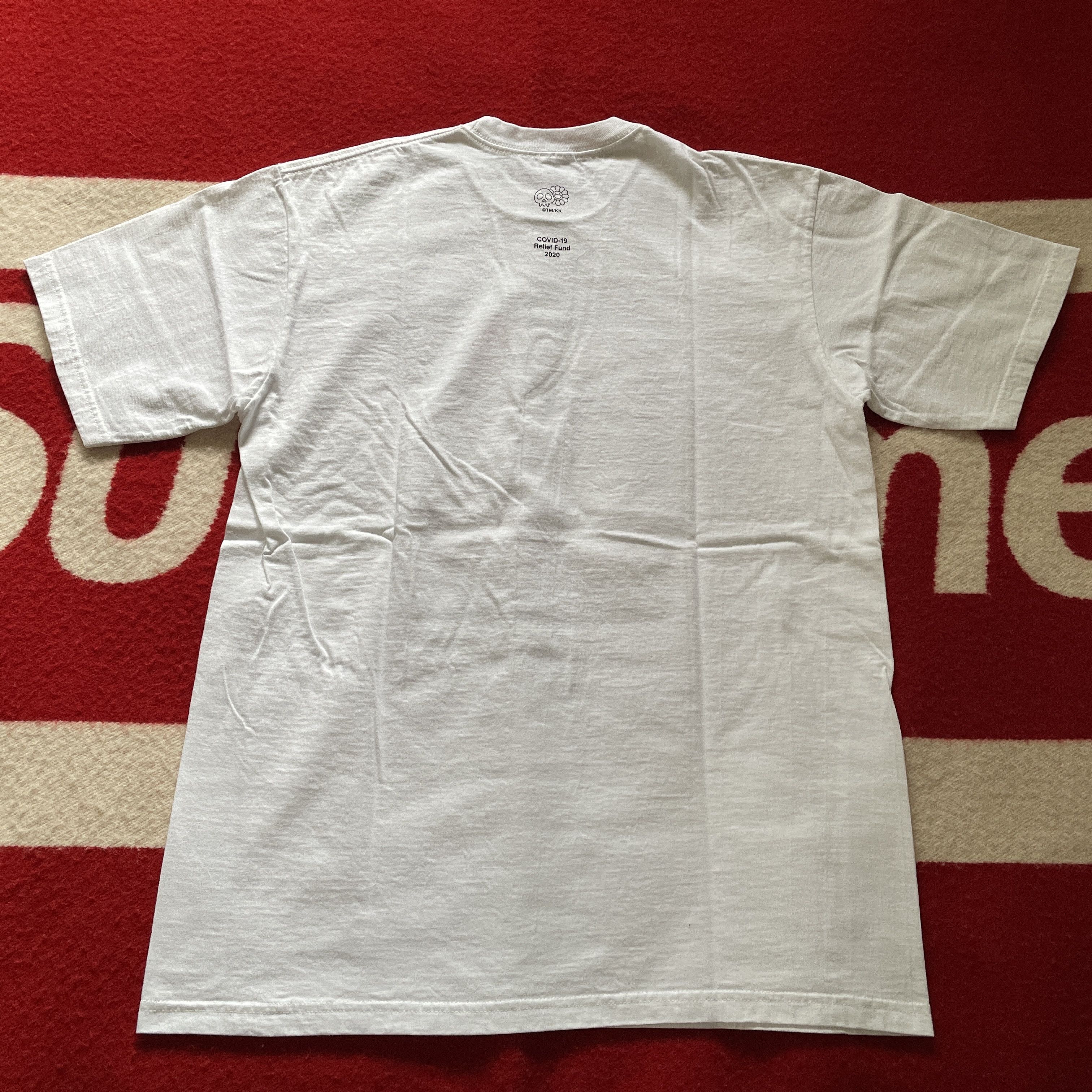 Supreme × Takashi Murakami Supreme - Murakami Box Logo Tee Shirt (COVID-19 Relief Fund) Size US M / EU 48-50 / 2 - 3 Thumbnail