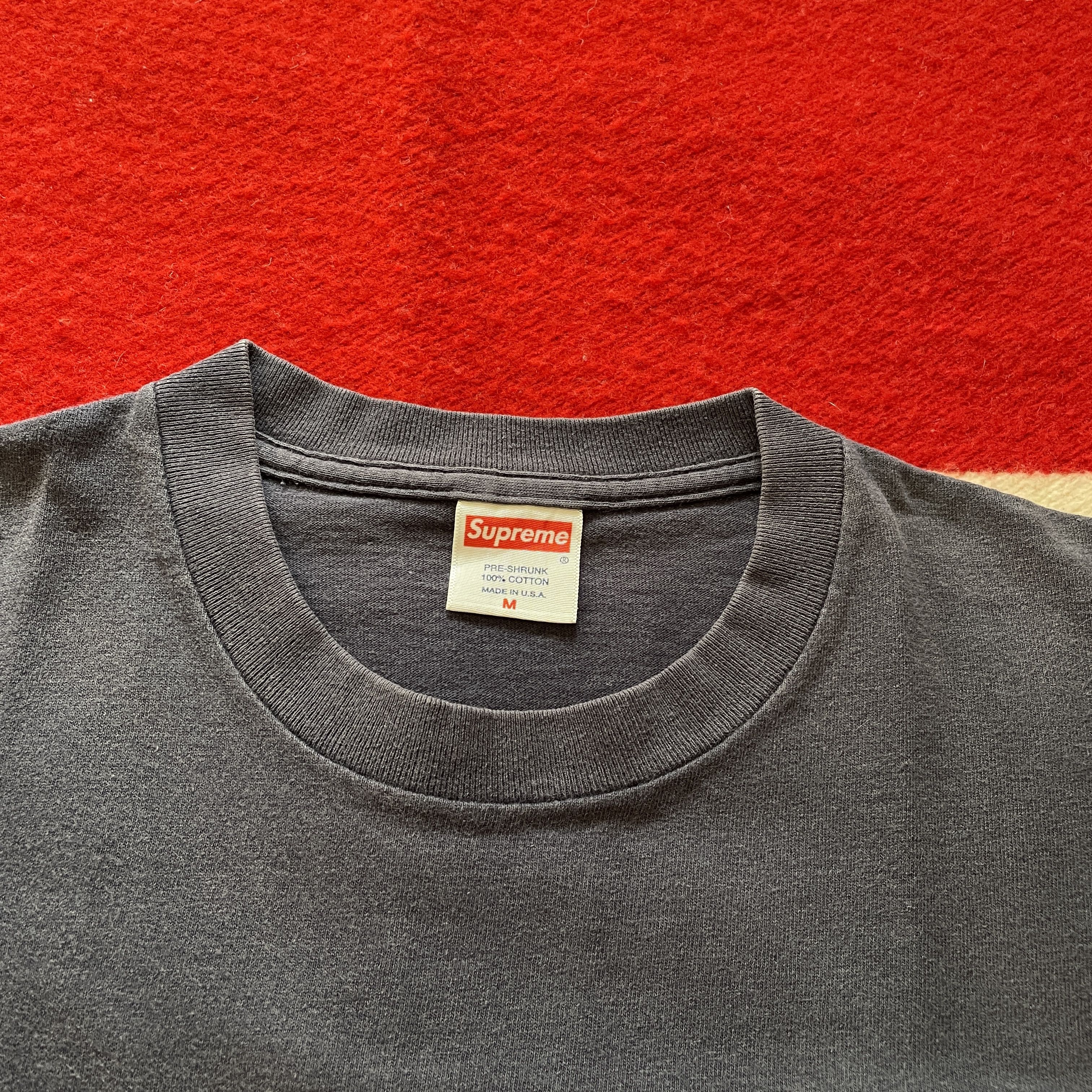 Supreme Supreme - Patriot 9/11 Box Logo Tee Shirt 2001-02 SS02 NAVY Size US M / EU 48-50 / 2 - 7 Thumbnail