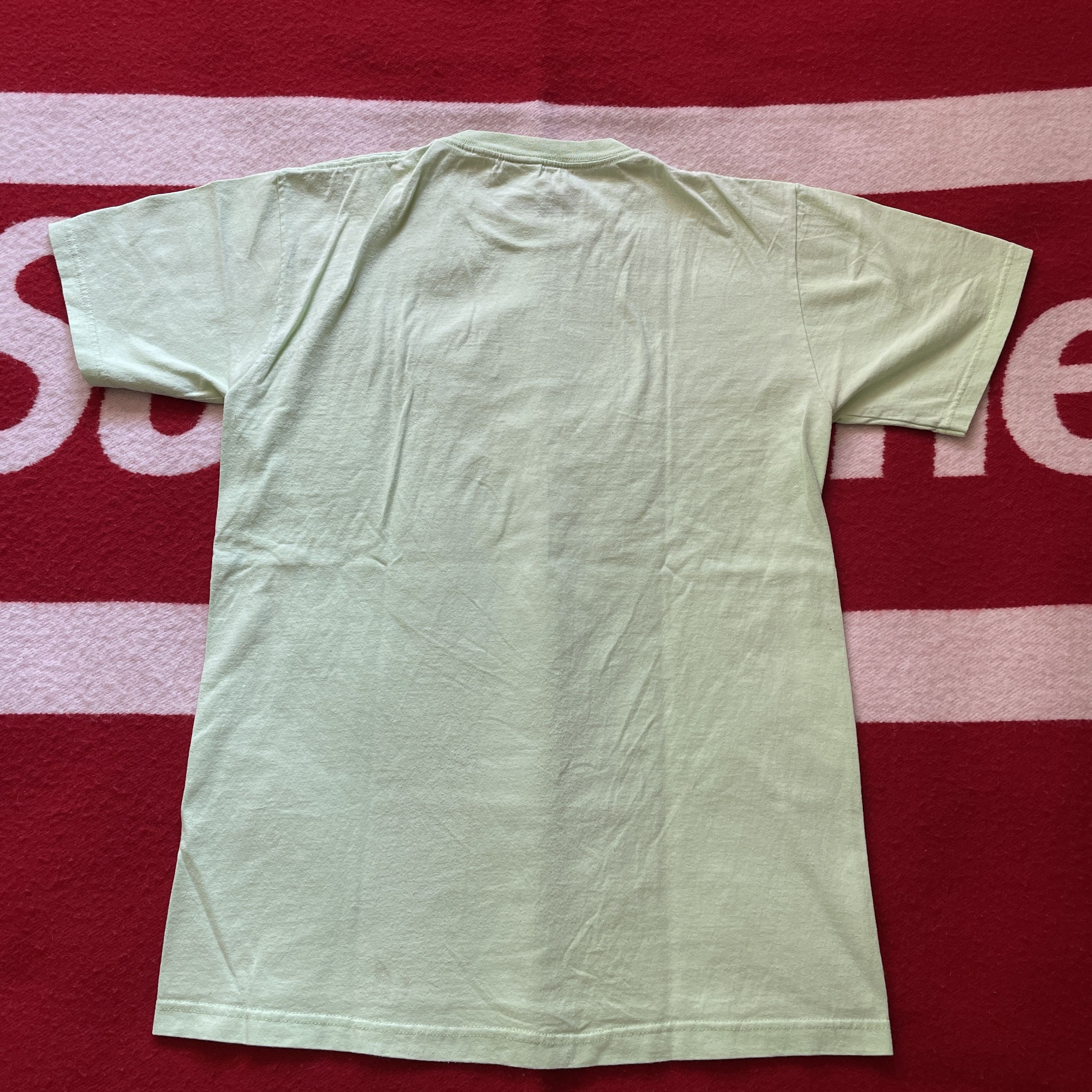 Supreme Supreme - LIME GREEN / BLUE BOX LOGO Tee Shirt | Size M 2006 Size US M / EU 48-50 / 2 - 4 Thumbnail