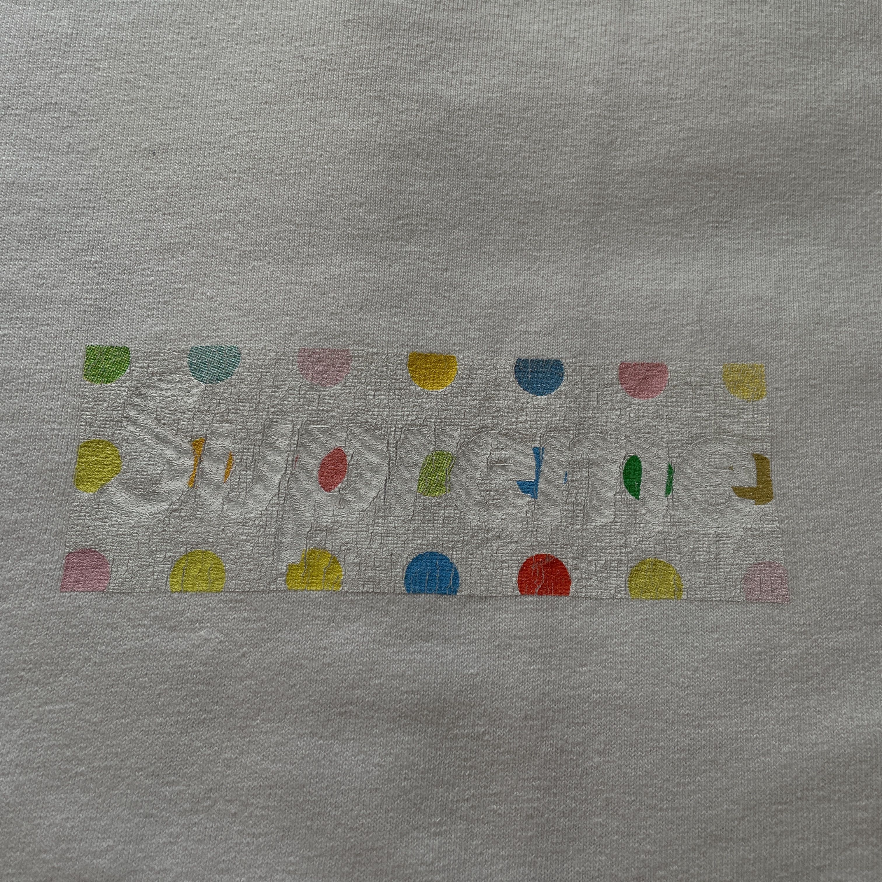 Damien Hirst × Supreme Supreme - Damien Hirst Polka Dot Box Logo Tee Shirt 2009 Size US M / EU 48-50 / 2 - 2 Thumbnail