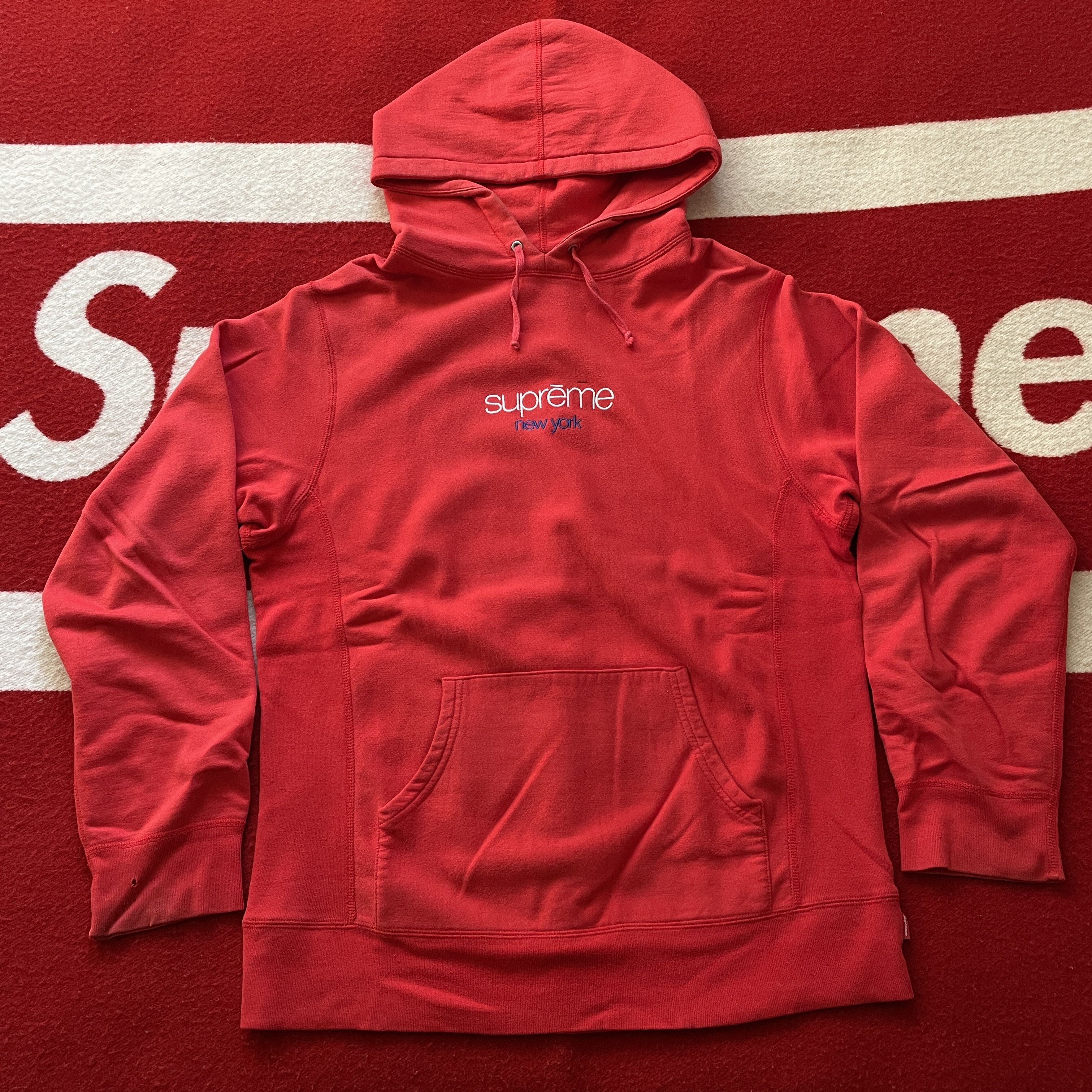 Supreme Supreme - Classic Logo Hoodie Hooded Sweatshirt 2009 | Grailed