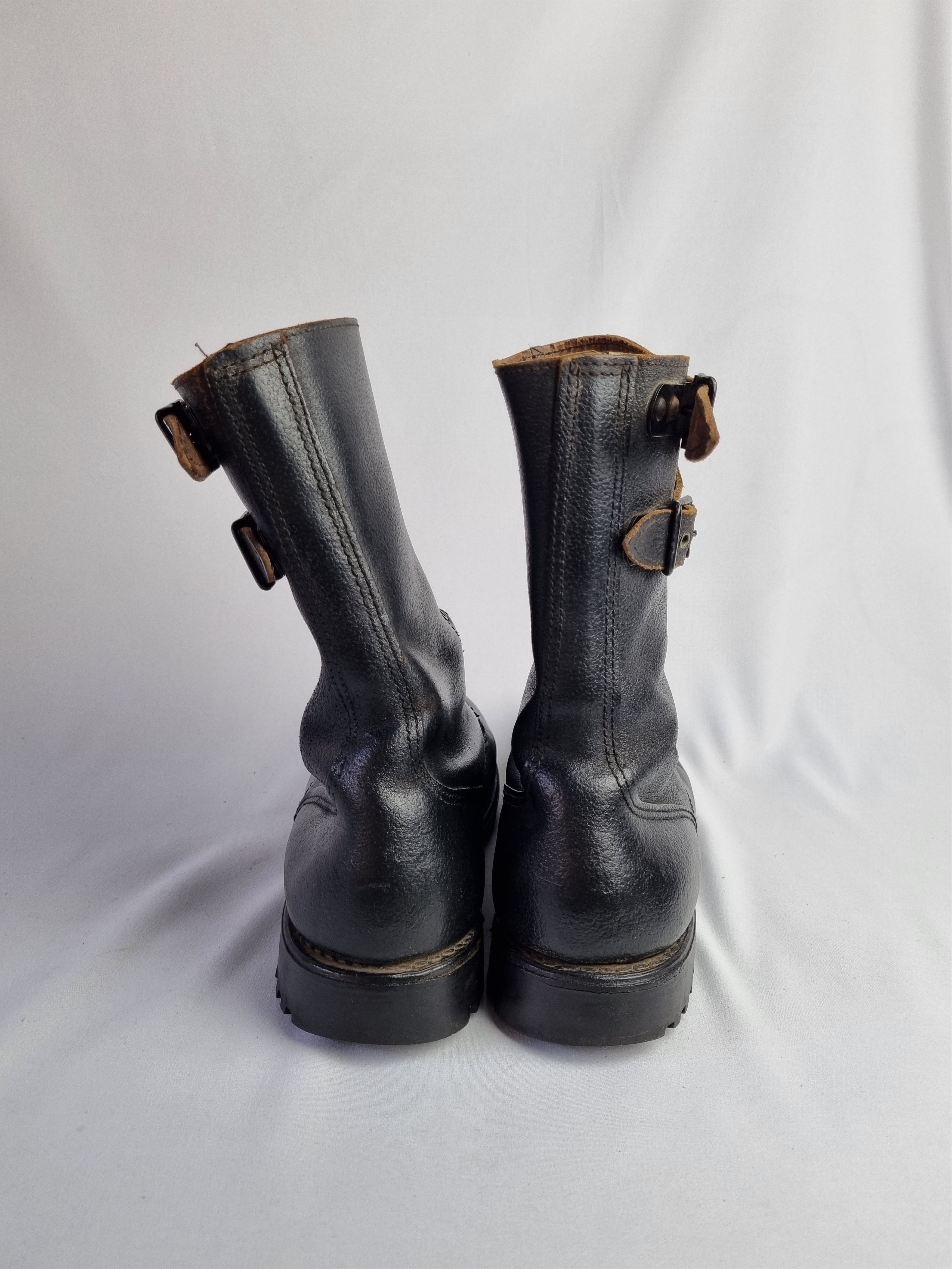 Japanese Brand × Vintage 70s Grenoble Leather Infantry Combat Boots France RickOwnes Size US 10.5 / EU 43-44 - 8 Thumbnail