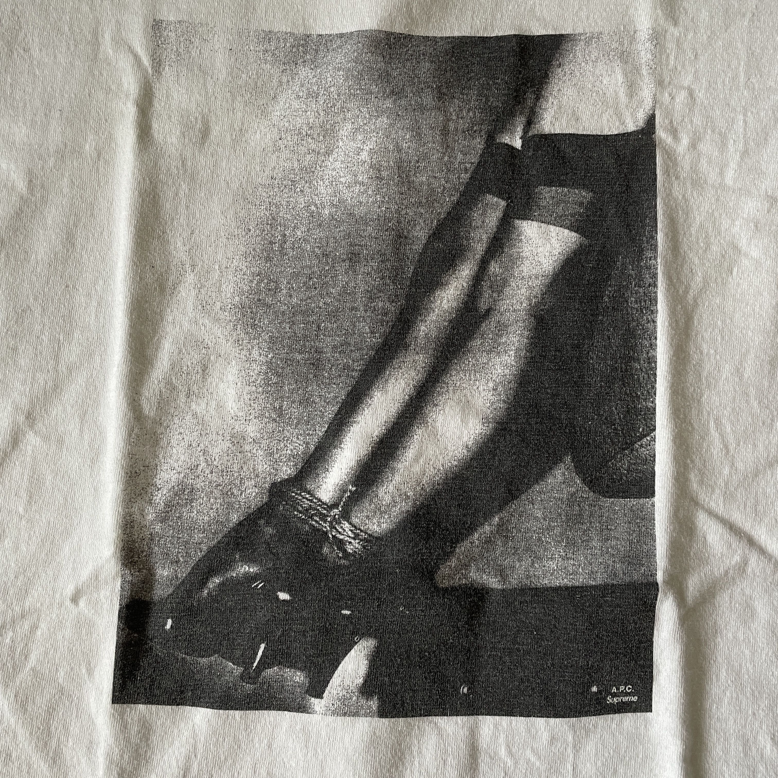 A.P.C. × Supreme Supreme x APC - Legs Tee Shirt 2009 White Medium A.P.C. SS09 Size US M / EU 48-50 / 2 - 2 Thumbnail