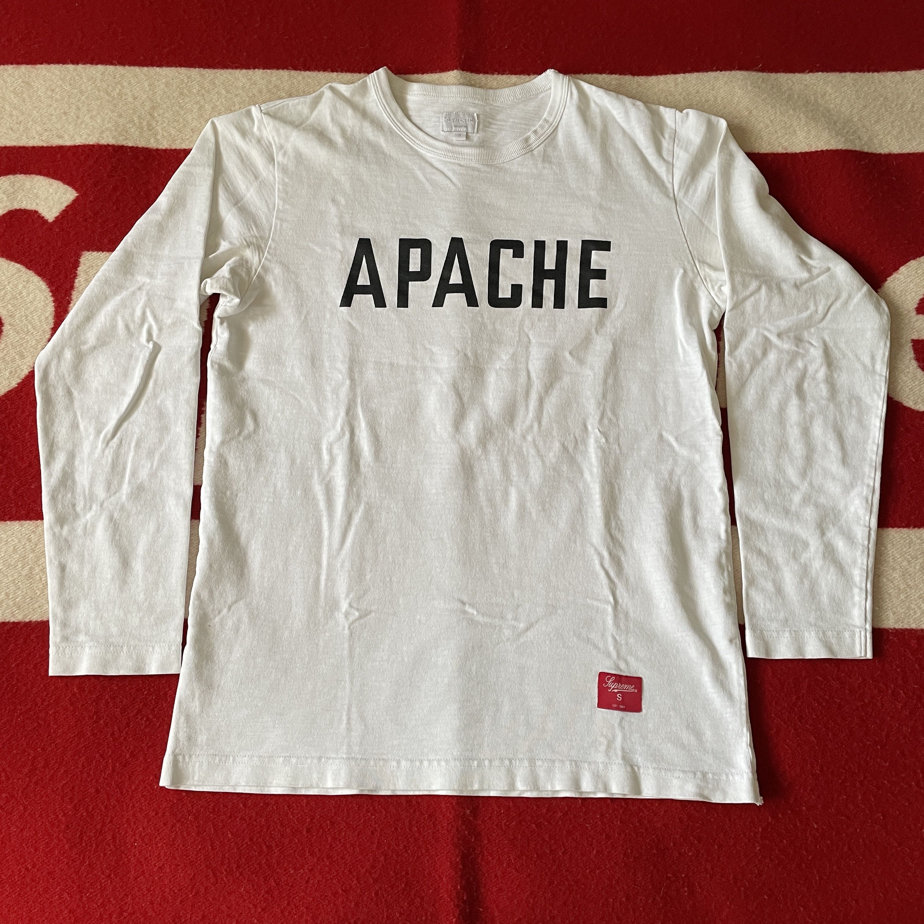 image of Supreme - Apache Long Sleeve Shirt Longsleeve 2009 in White, Men's (Size Small)