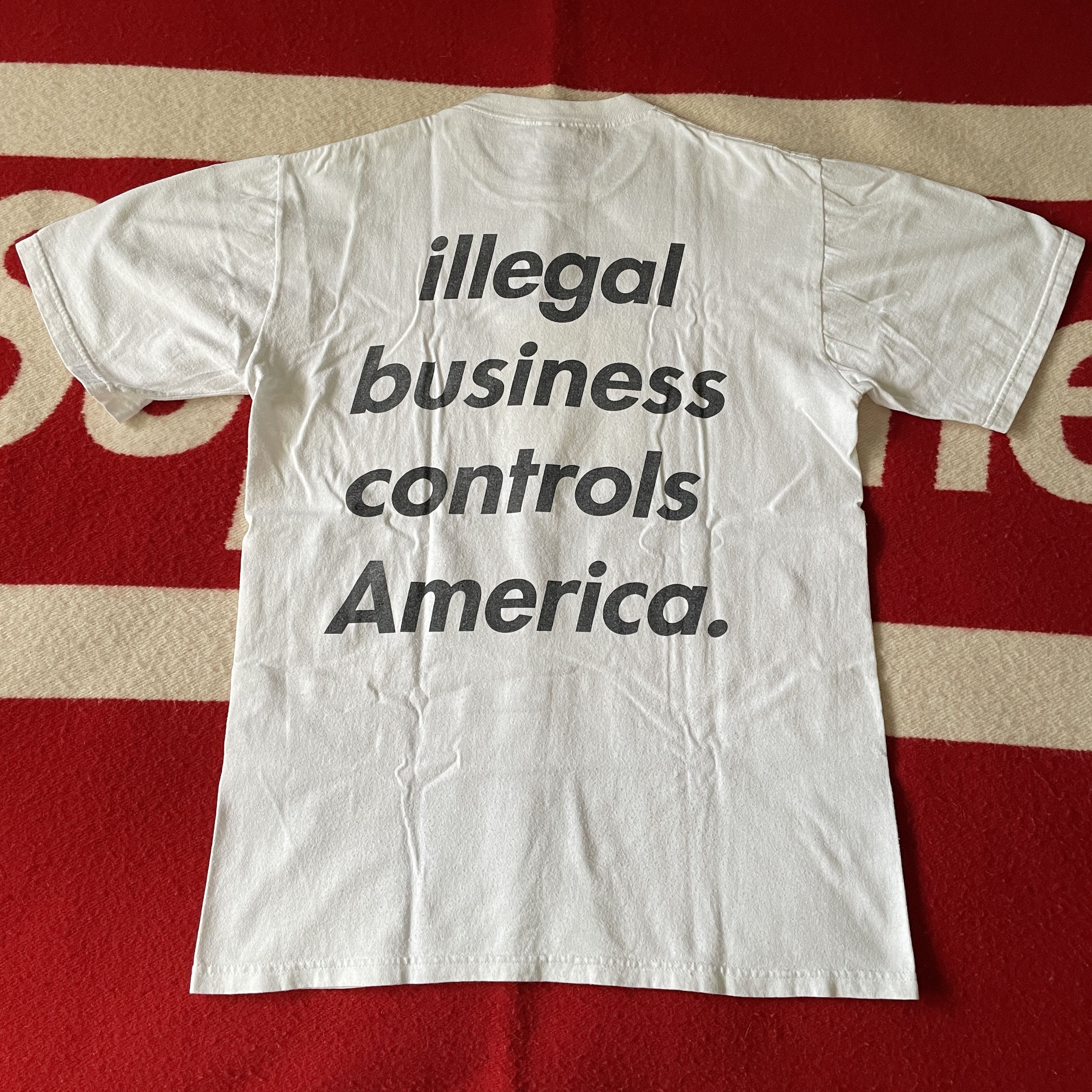 Supreme Supreme Illegal Business Tee | Grailed