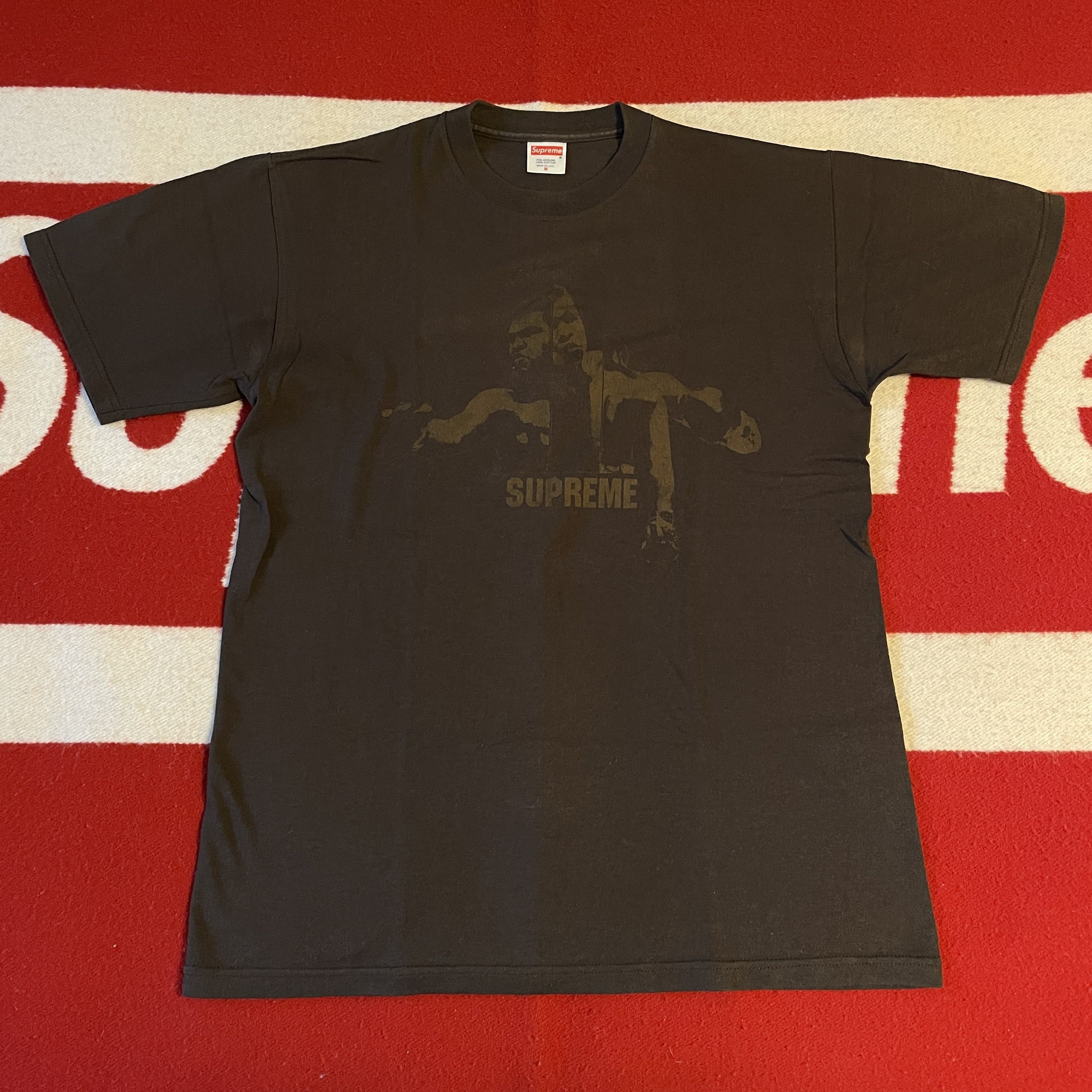 Supreme Supreme - Muhammad Ali Tee Shirt 1998 BROWN MEDIUM | Grailed