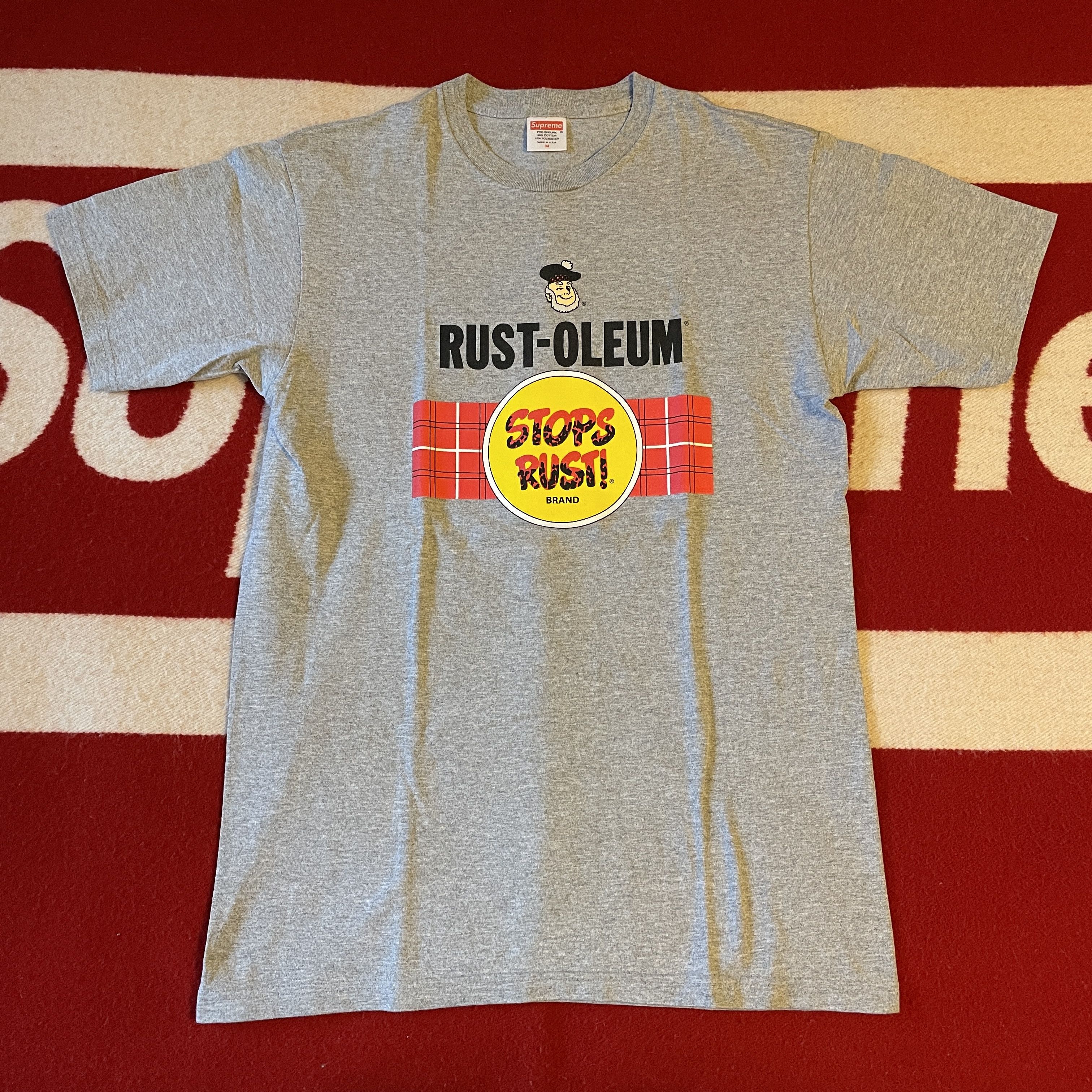 Supreme Supreme - Rust oleum Rustoleum Tee, F/W10 2010 "Stops Rust!" Size US M / EU 48-50 / 2 - 1 Thumbnail