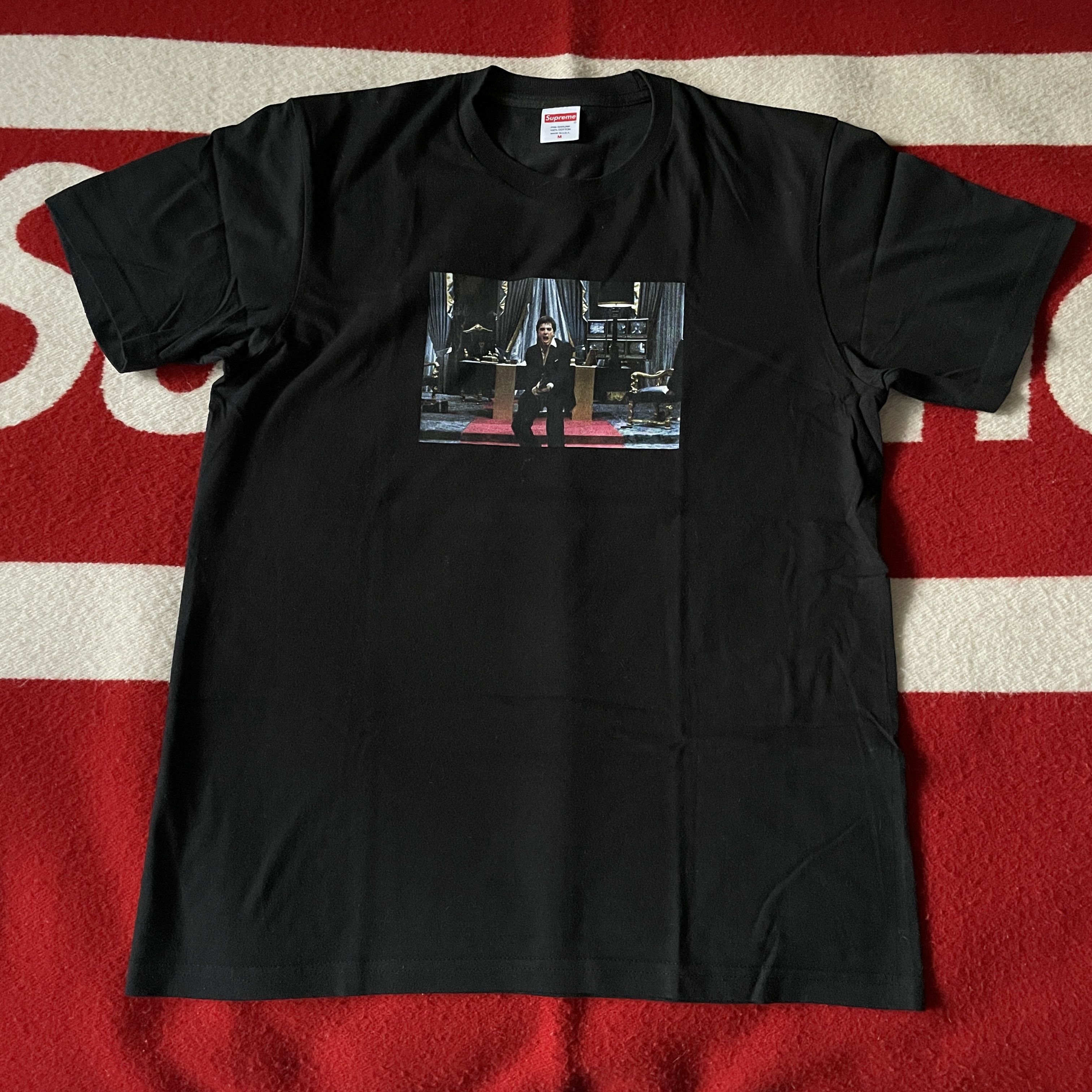 Supreme Scarface Friend cheapest Tee Shirt FW17 - BLACK - Size L