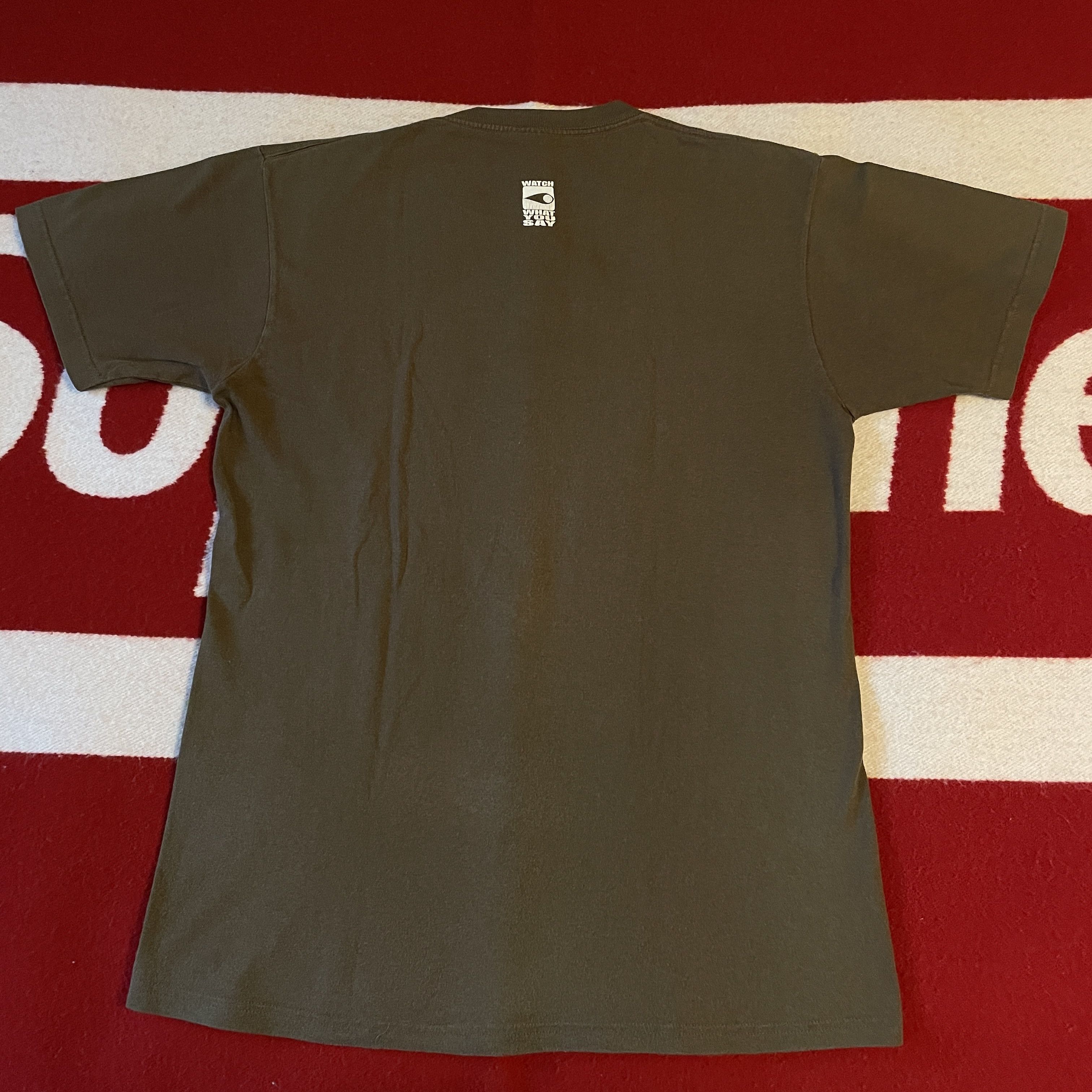 Supreme Supreme - Someone Talked! Tee Shirt 2005 OLIVE MEDIUM Size US M / EU 48-50 / 2 - 3 Thumbnail