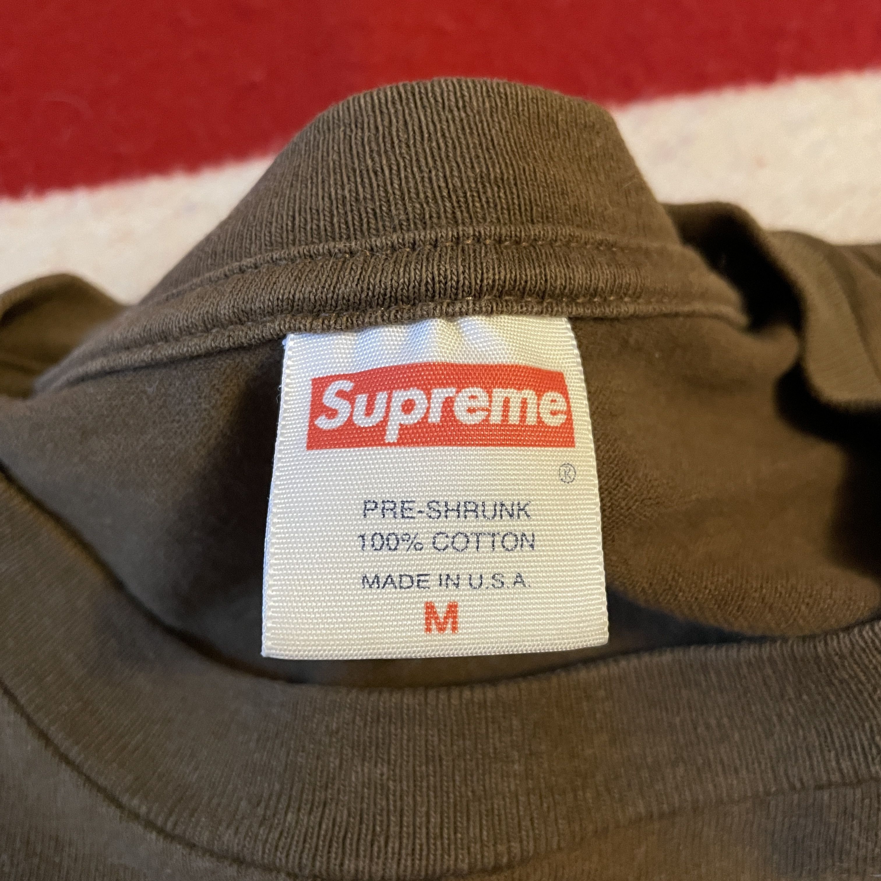 Supreme Supreme - Someone Talked! Tee Shirt 2005 OLIVE MEDIUM Size US M / EU 48-50 / 2 - 5 Thumbnail