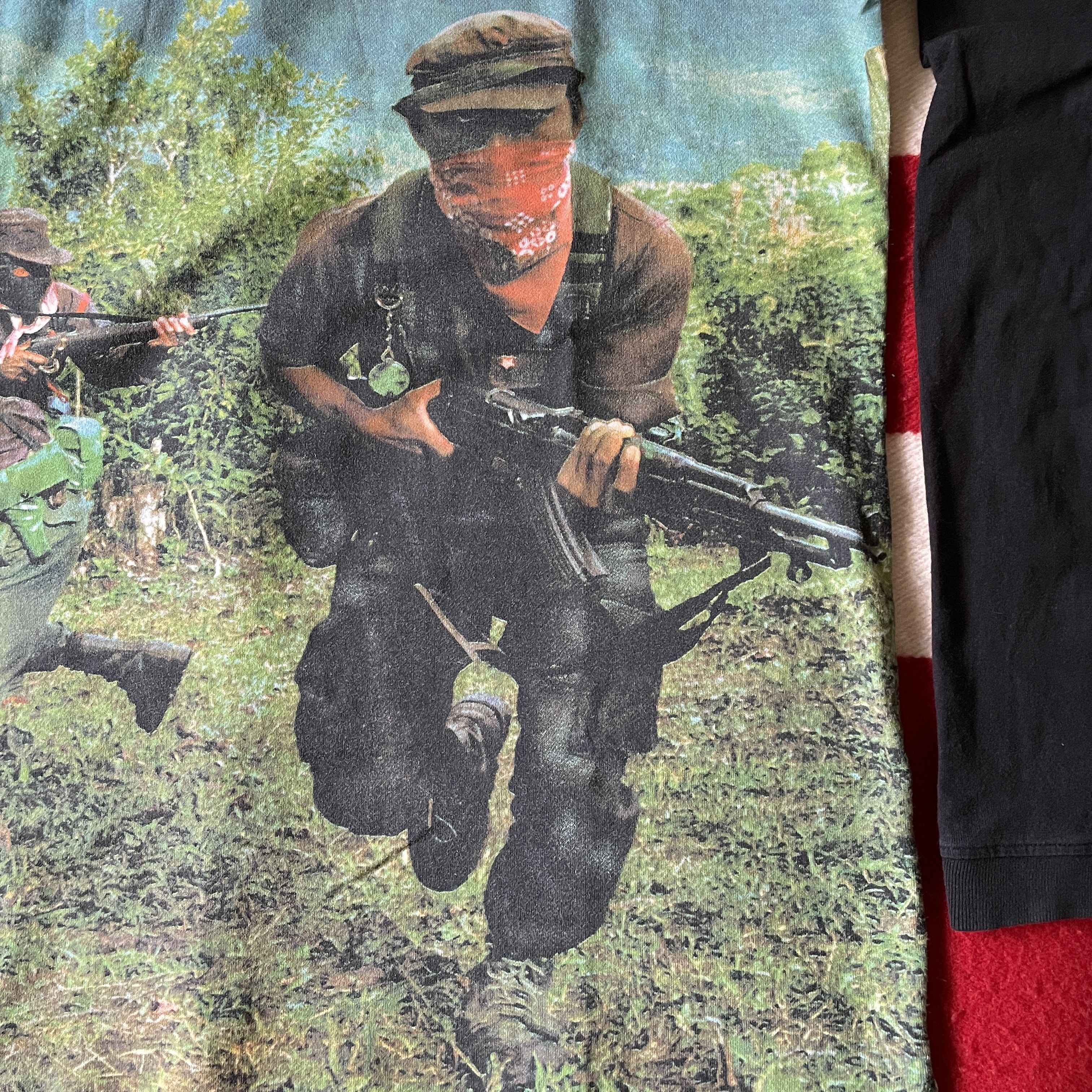 Supreme Supreme - Shawn Mortensen Zapatistas Raglan Shirt 2005 Size US M / EU 48-50 / 2 - 4 Thumbnail