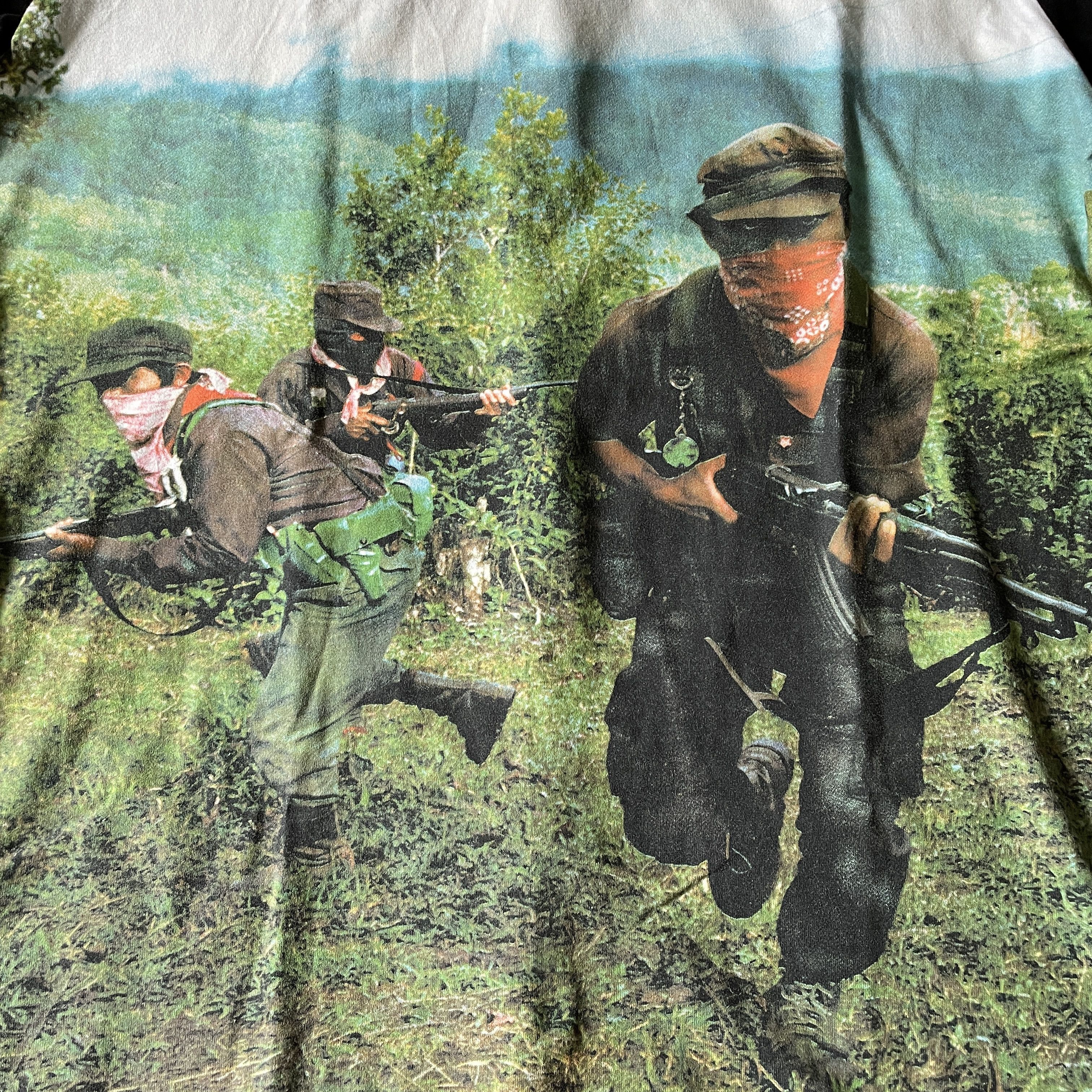 Supreme Supreme - Shawn Mortensen Zapatistas Raglan Shirt 2005
