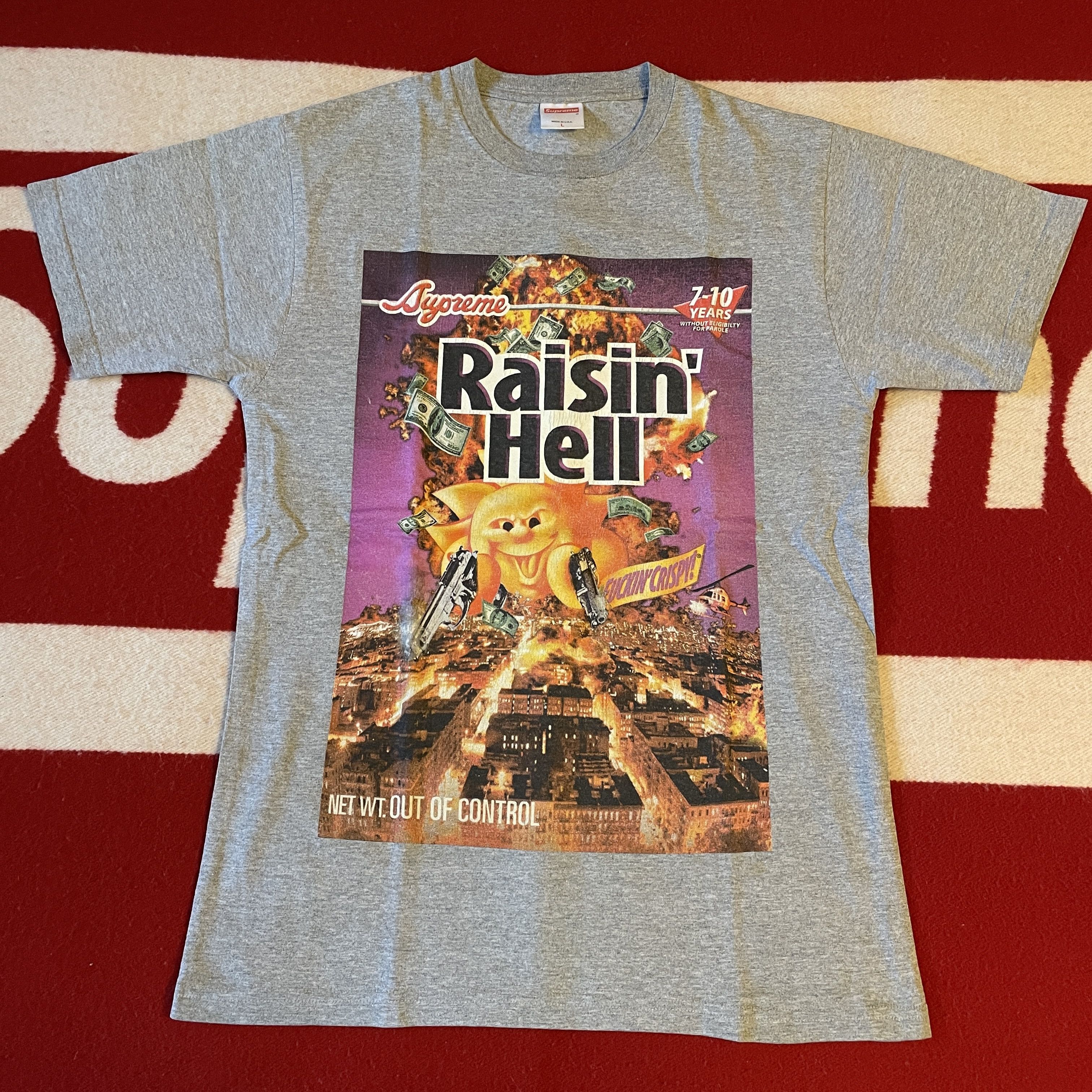 Supreme Supreme Raisin Hell Tee 06 PERFECTLY TAILORED TO MEDIUM Grailed