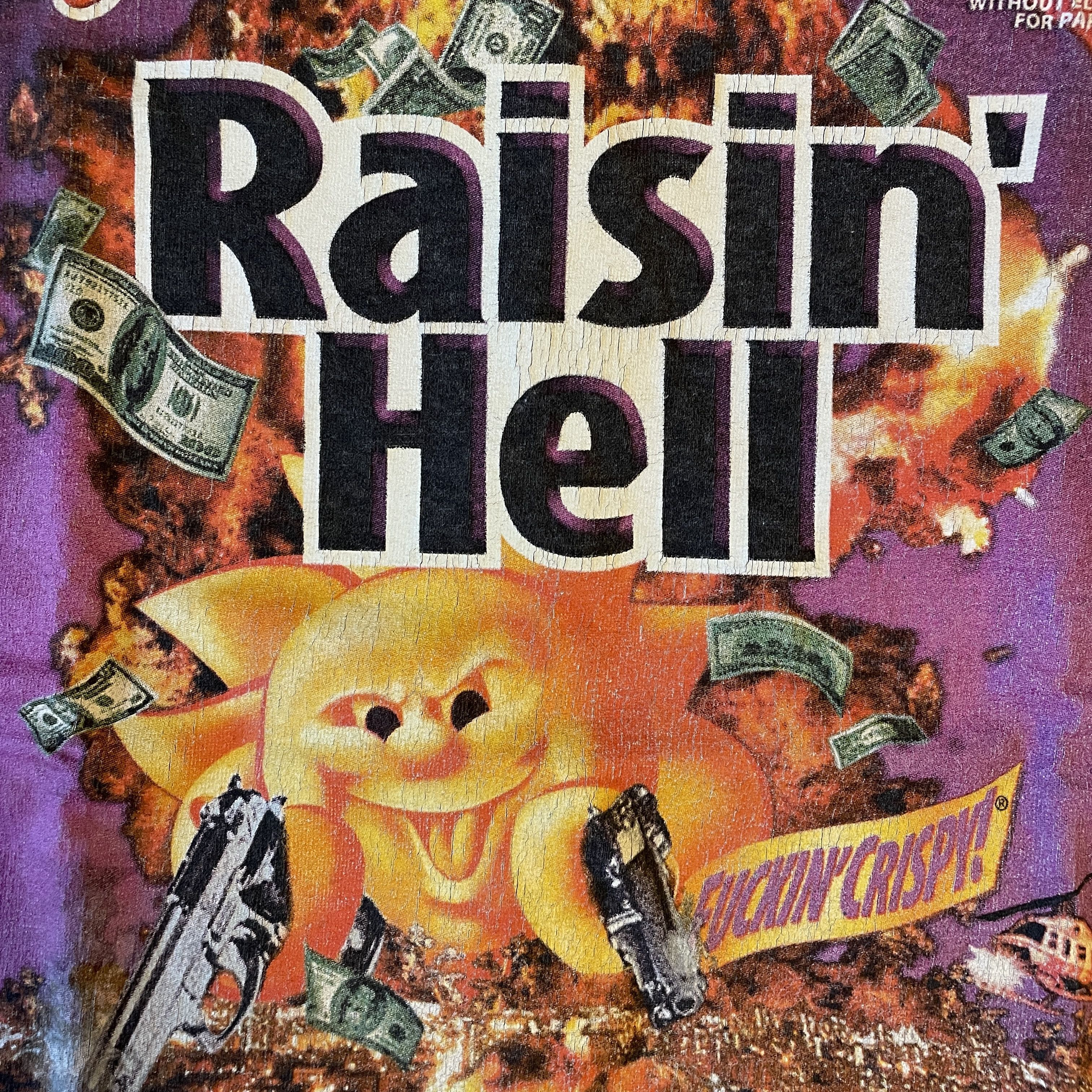 Supreme Supreme - Raisin Hell Tee '06 [PERFECTLY TAILORED TO MEDIUM] Size US M / EU 48-50 / 2 - 3 Thumbnail