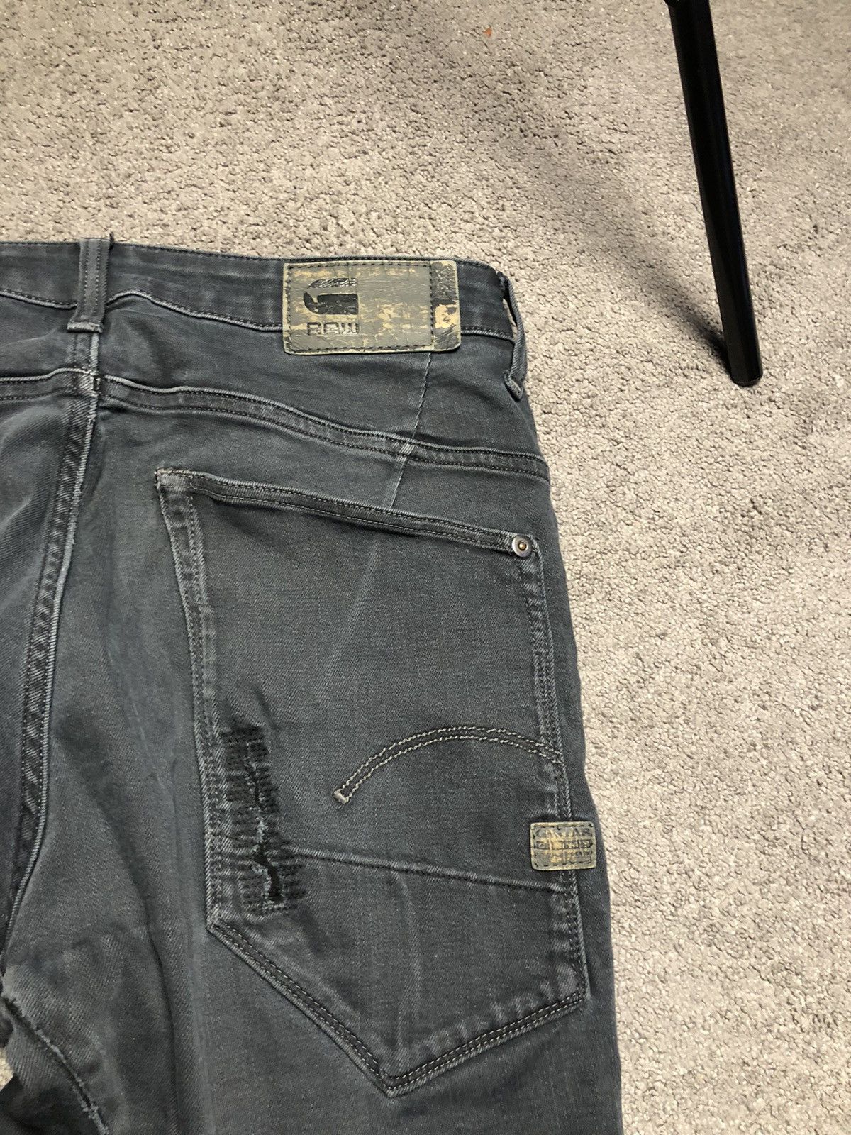 G-Star G star raw skinny distressed ripped type c denim jeans Size 31" - 14 Thumbnail