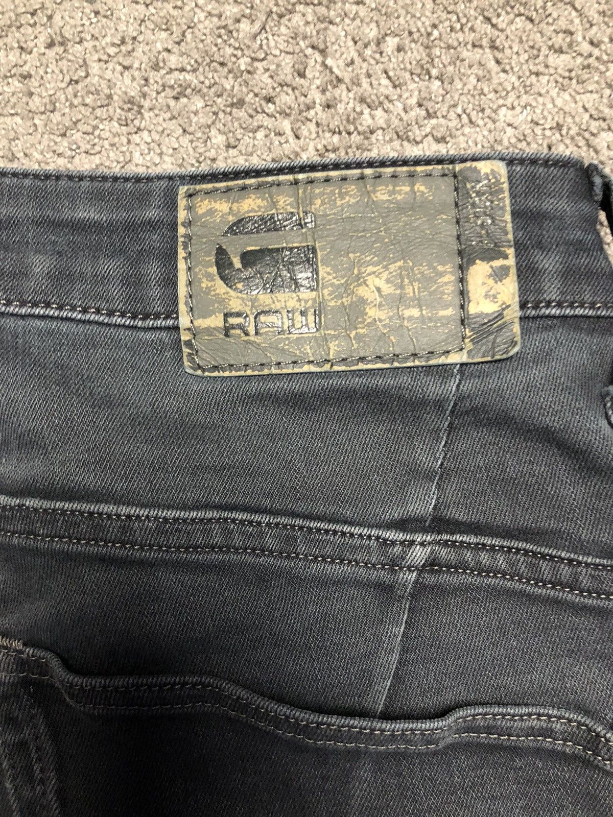 G-Star G star raw skinny distressed ripped type c denim jeans Size 31" - 12 Thumbnail