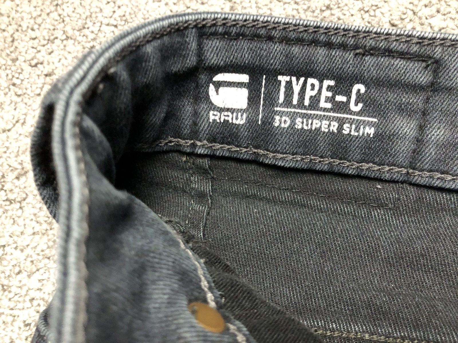 G-Star G star raw skinny distressed ripped type c denim jeans Size 31" - 8 Thumbnail